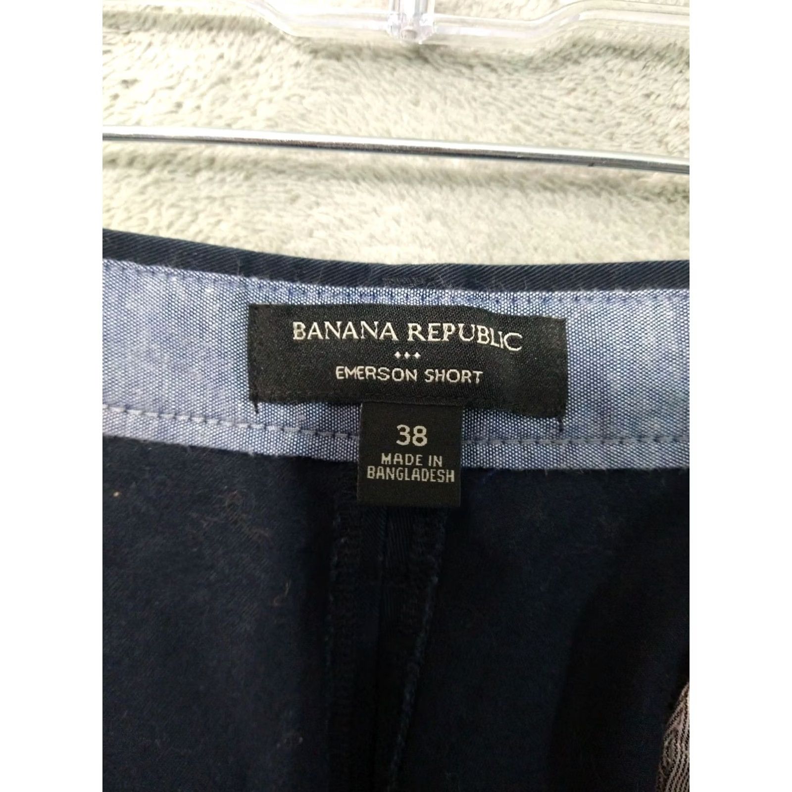 Banana Republic Banana Republic Shorts Mens 38 x 10 Blue Chino Emerson Flat Front Casual Preppy Vietnam? Size US 38 / EU 54 - 7 Thumbnail