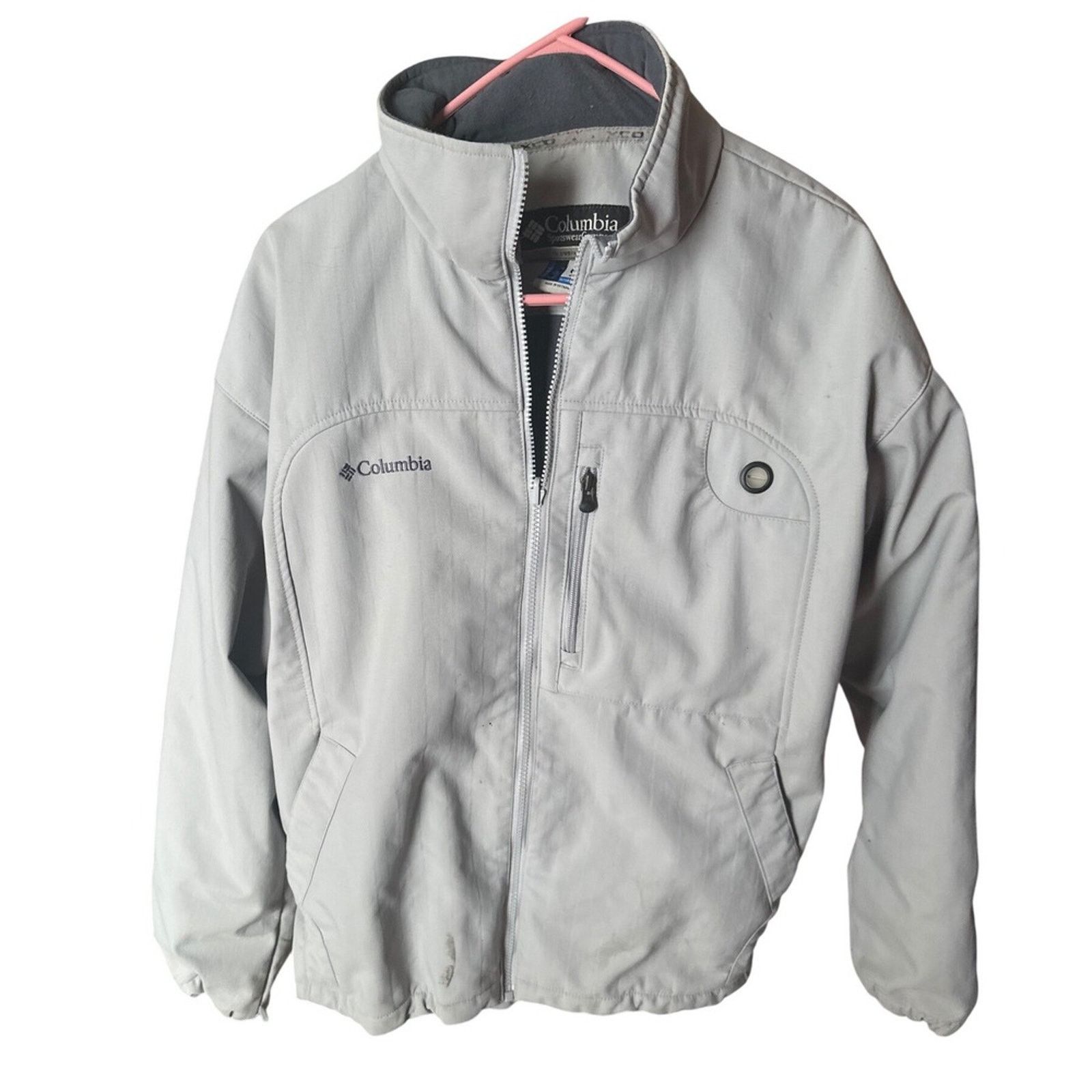 Columbia Sportswear Softshell Jacket Men's XL Lightweight
