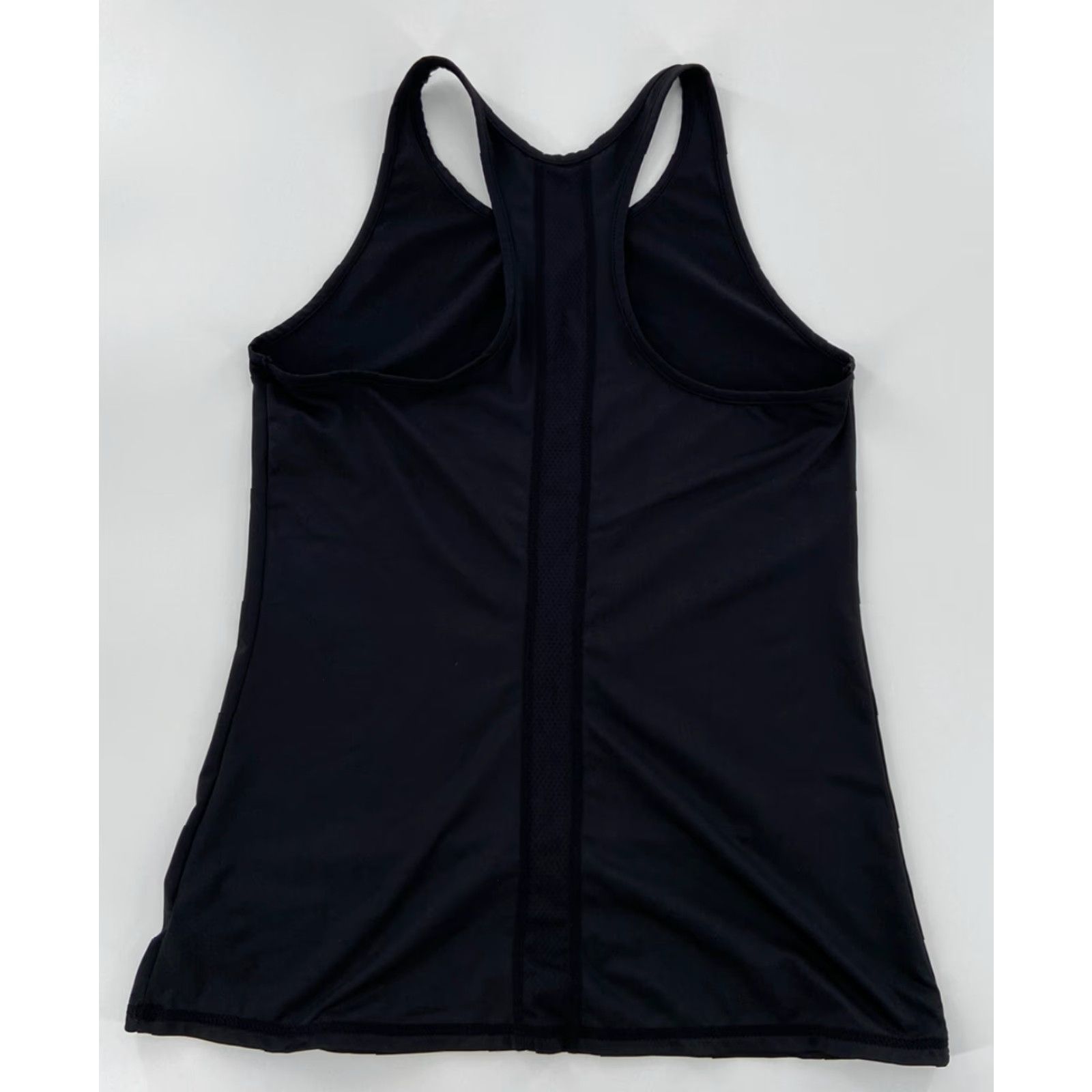 Logo 7 Tesla Shirt Womens Small Black Athletic Racerback Tank Top Active Logo Tee Size S / US 4 / IT 40 - 2 Thumbnail