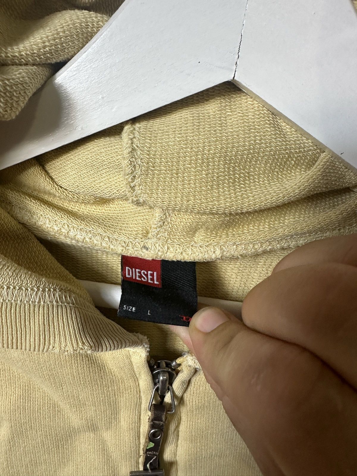 Diesel RARE Vintage Distressed Diesel Stardust Zip Hoodie Drip Size US L / EU 52-54 / 3 - 6 Thumbnail