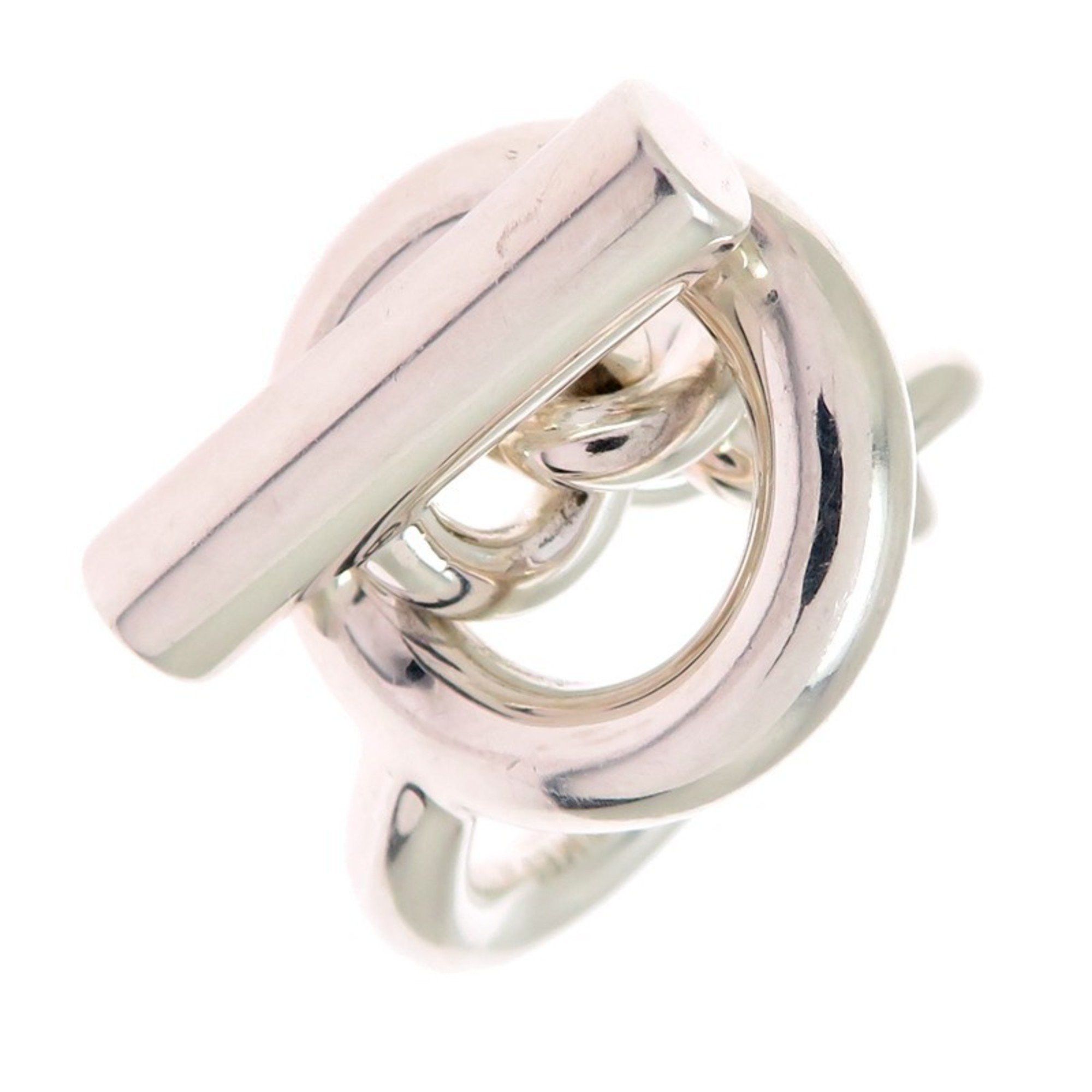 Hermes Hermes Hermès #48 SV925 Croisette GM Women's and Men's Ring, Silver 925 Size ONE SIZE - 1 Thumbnail