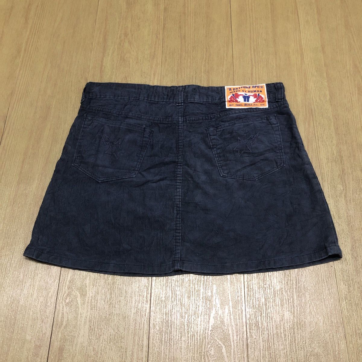 Bape BAPESTA Corduroy Mini Skirts Size 32" / US 10 / IT 46 - 1 Thumbnail