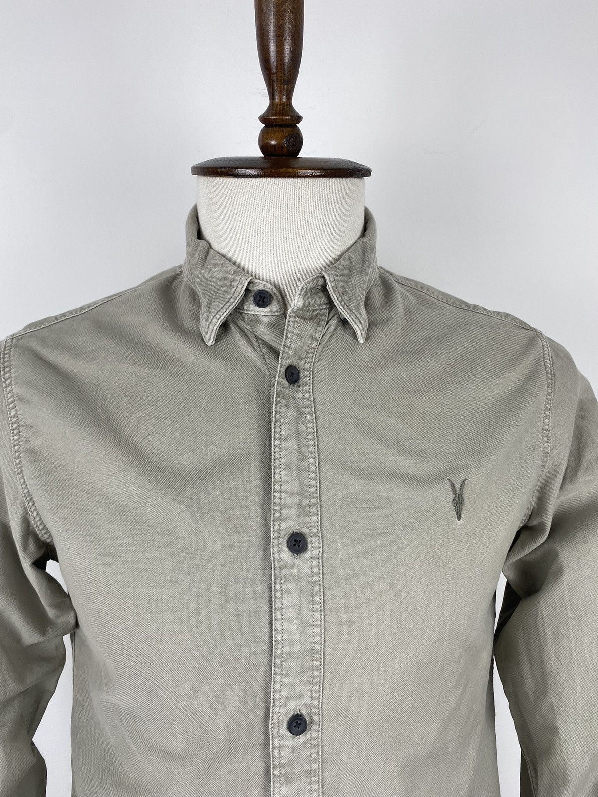 Allsaints Men’s Allsaints Hungtingdon Long Sleeve Shirt size S Size US S / EU 44-46 / 1 - 2 Thumbnail