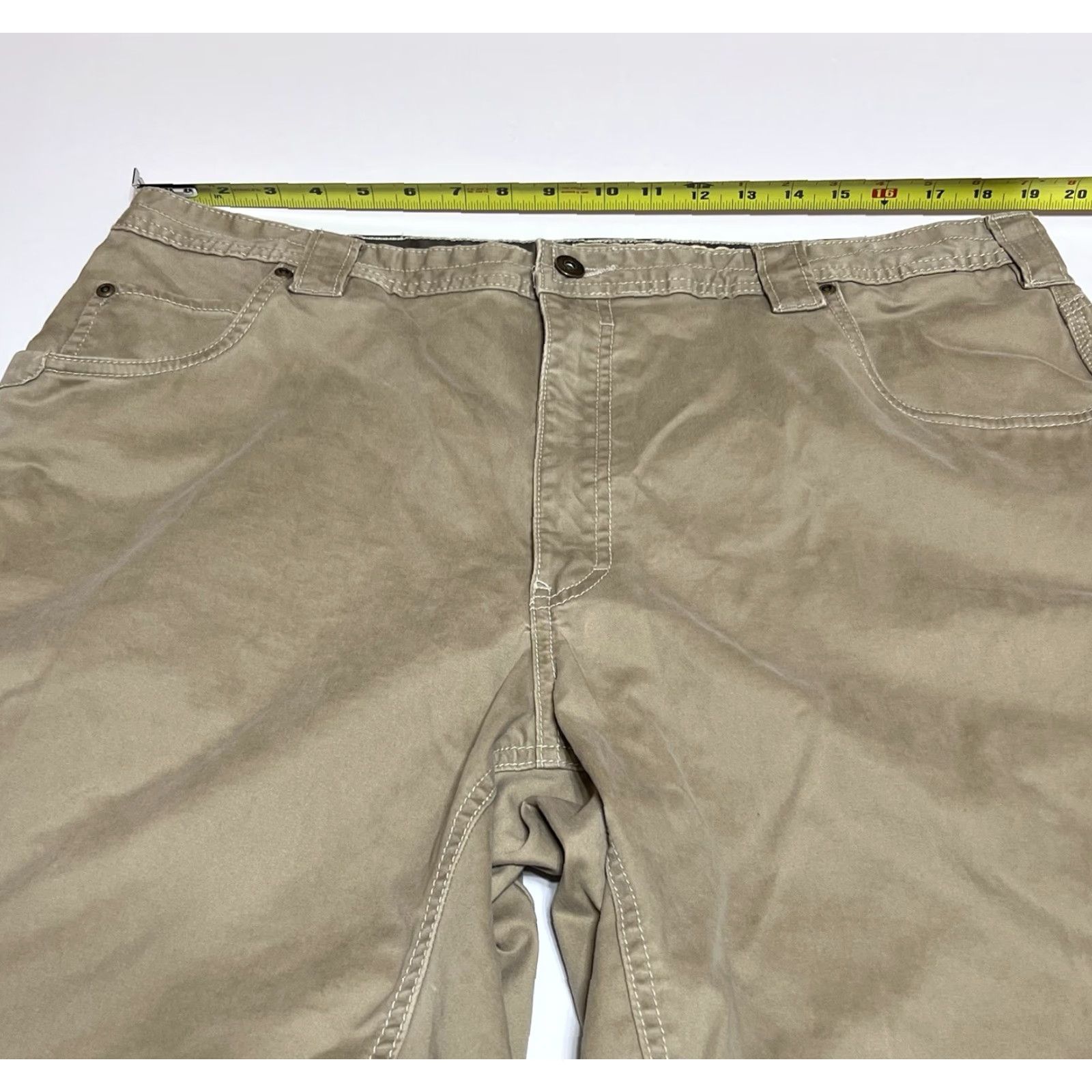 Vintage Cabela's Casuals Pants Mens 38x32 Workwear Outdoor Canvas Beige Straight Regular Pocket Pants Size US 38 / EU 54 - 3 Thumbnail