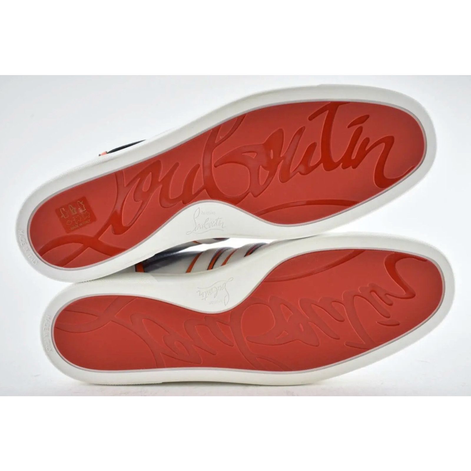 Christian Louboutin Christian Louboutin Men Vida Viva Flat Bianco White Orange Size US 13 / EU 46 - 12 Thumbnail