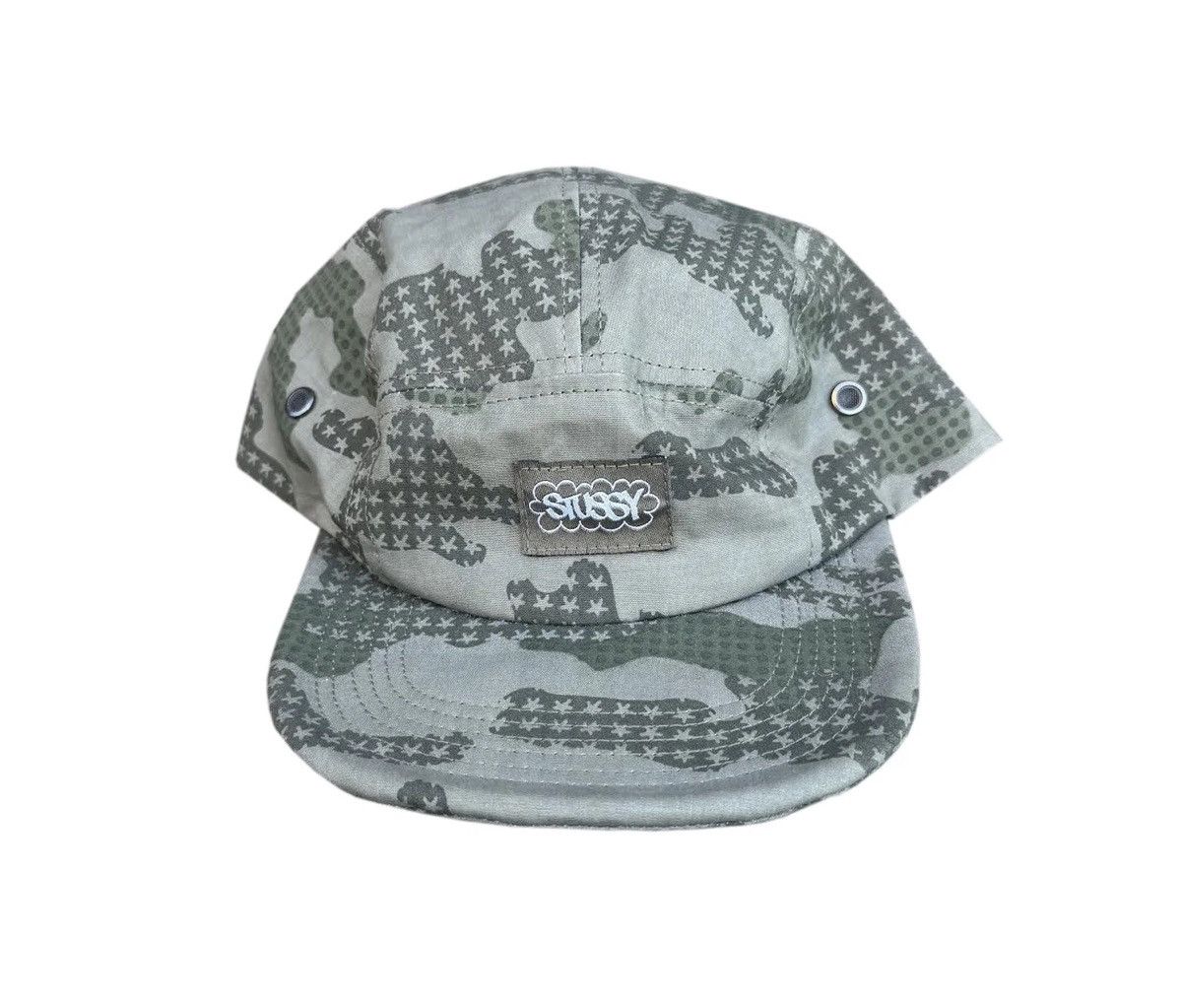 Stussy Vintage Stussy Camo 5 Panel Hat Size ONE SIZE - 1 Thumbnail