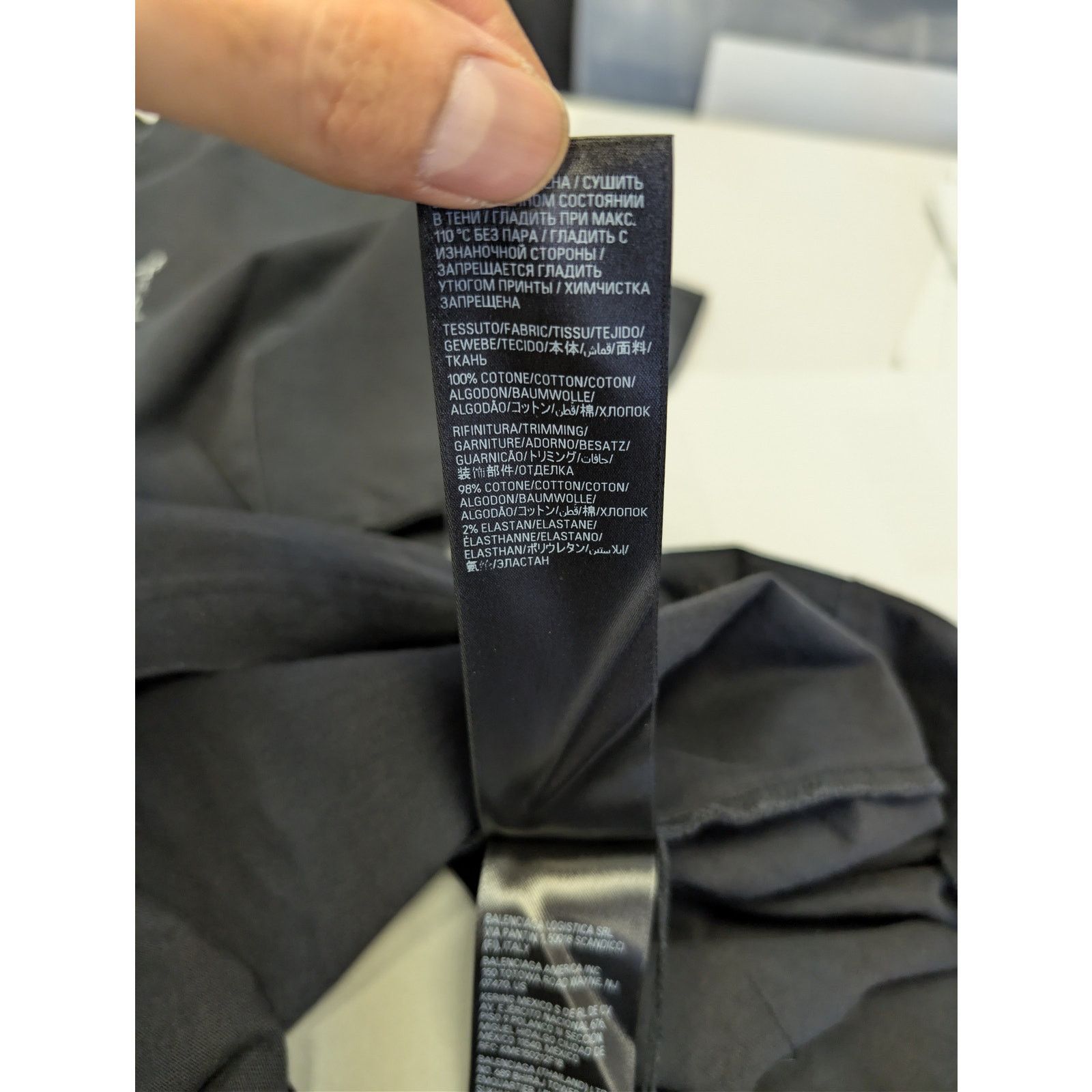 Balenciaga o1rshd1 Heavy Graphic Print DIY Metal Logo T-shirt in Black Size US M / EU 48-50 / 2 - 20 Thumbnail