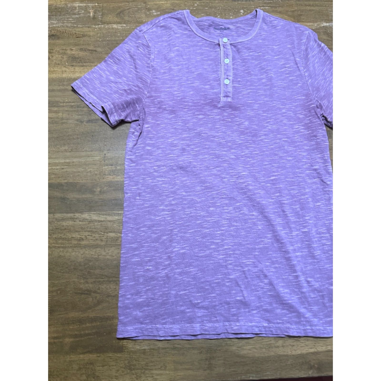 Vintage Goodfellow & Co Shirt Men S Purple Short Sleeve Henley 1/4 Button T-Shirt Regular Size Small Size US S / EU 44-46 / 1 - 3 Thumbnail