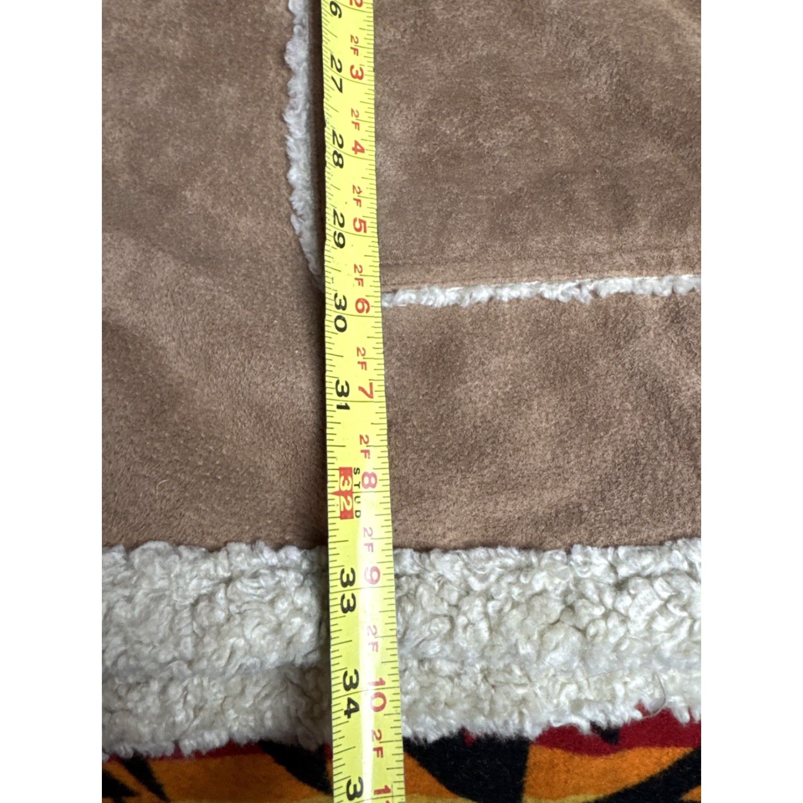 Vintage VINTAGE Wilson’s Leather Crushed Suede Sherpa Lined Jacket Coat Tan Men’s 2XL XXL Brown Coat Men VTG Sherpa Lined Suede Wilson’s Leather 2XL XXL Size US XXL / EU 58 / 5 - 4 Thumbnail