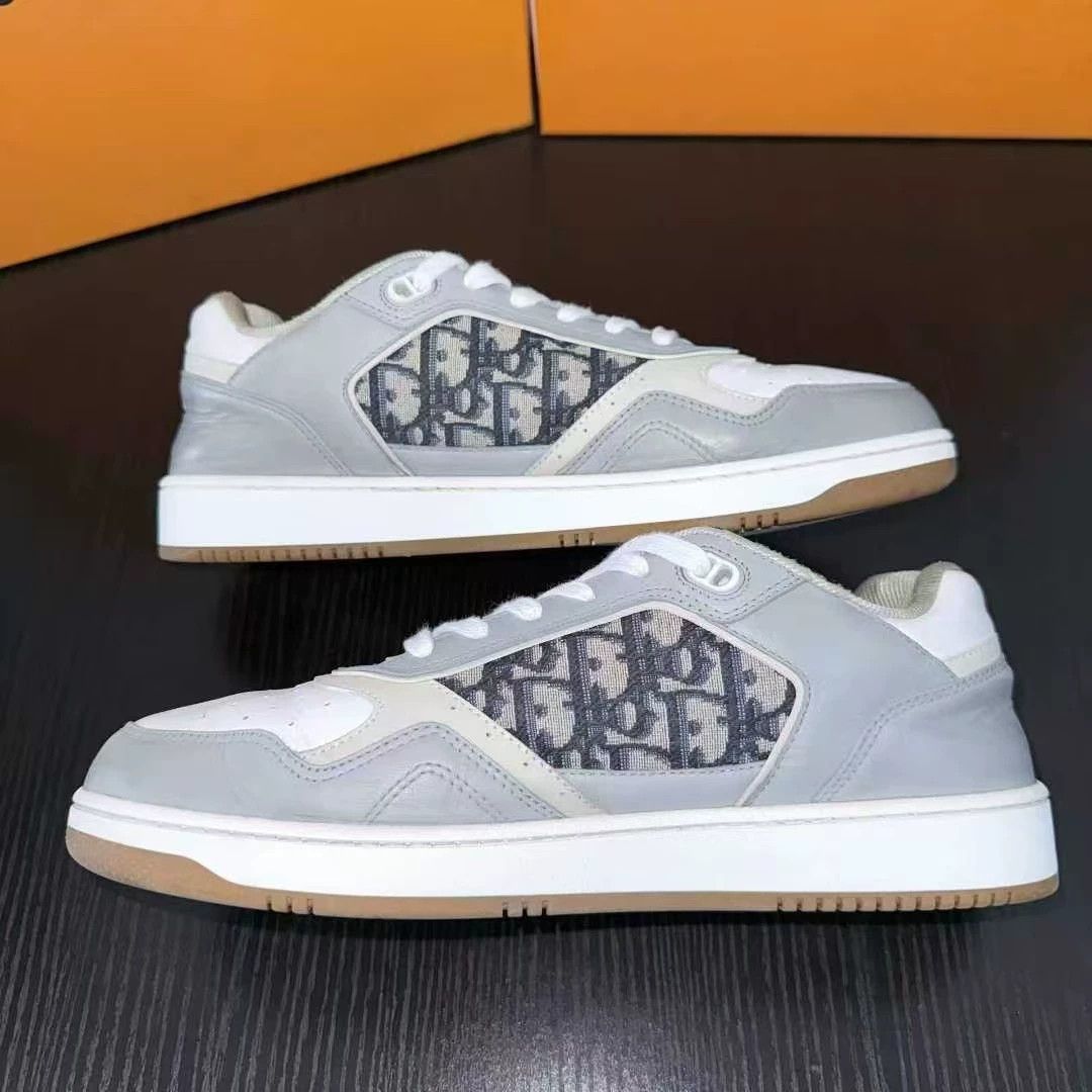 Dior Dior B27 Sneakers White Grey Size 43 Size US 10 / EU 43 - 3 Thumbnail