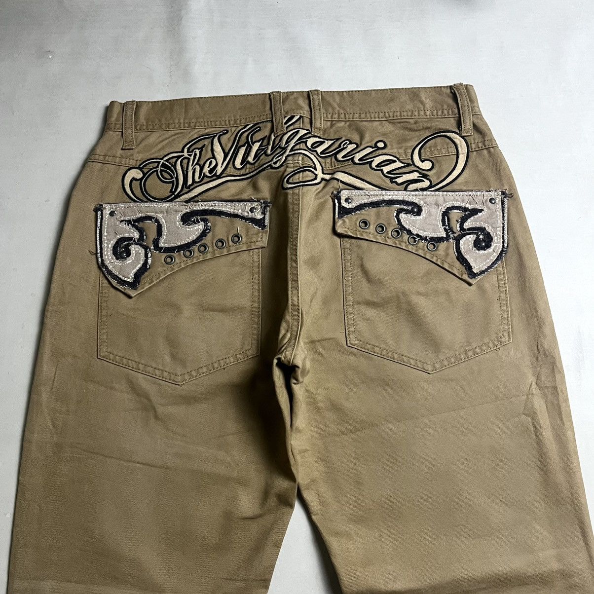 If Six Was Nine 🔥HOT🔥Early 00s In the attic Embroidery pant Size US 31 - 2 Thumbnail