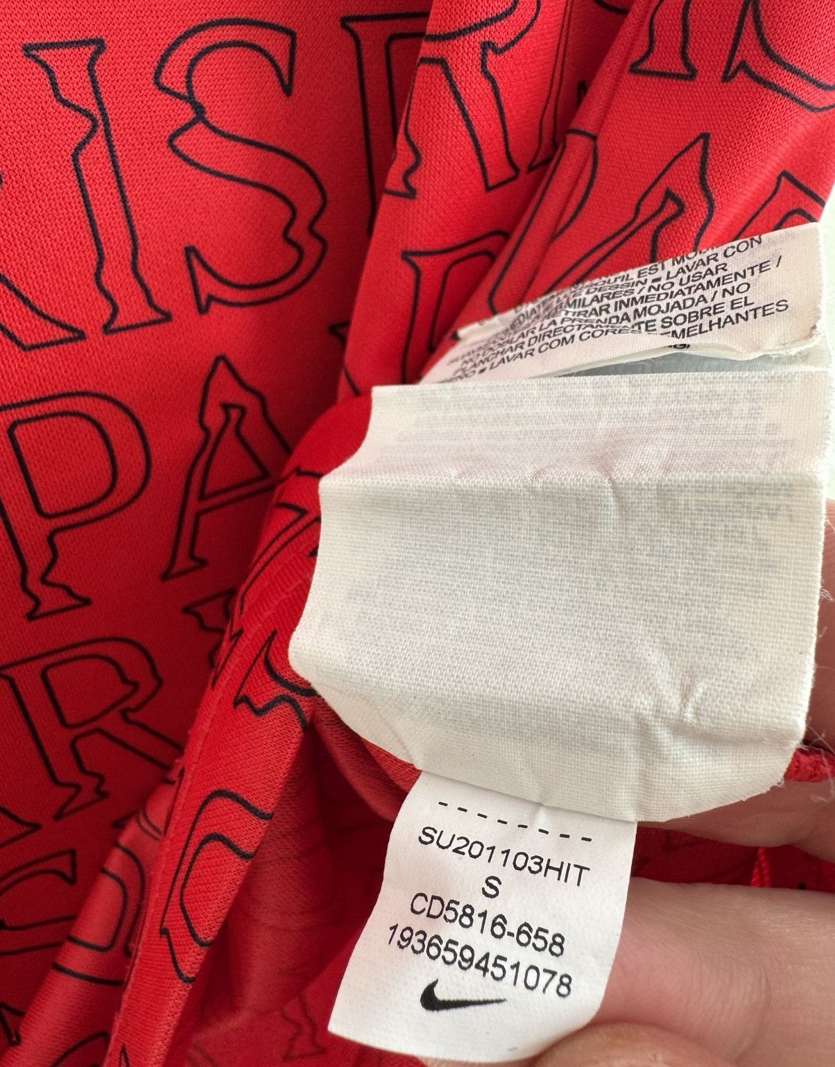 Nike Paris Saint Germain PSG 2020-2021 Soccer Jersey Football Kit Size US S / EU 44-46 / 1 - 13 Thumbnail