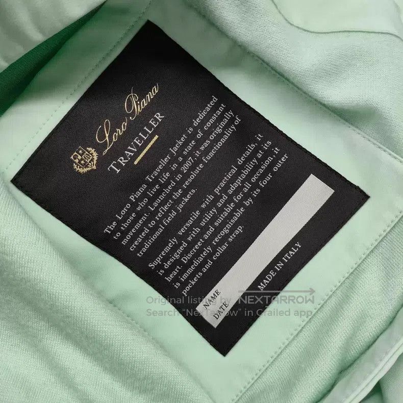 Loro Piana Loro Piana Teal Green Traveller Women's Traveler Jacket Size XS / US 0-2 / IT 36-38 - 6 Thumbnail