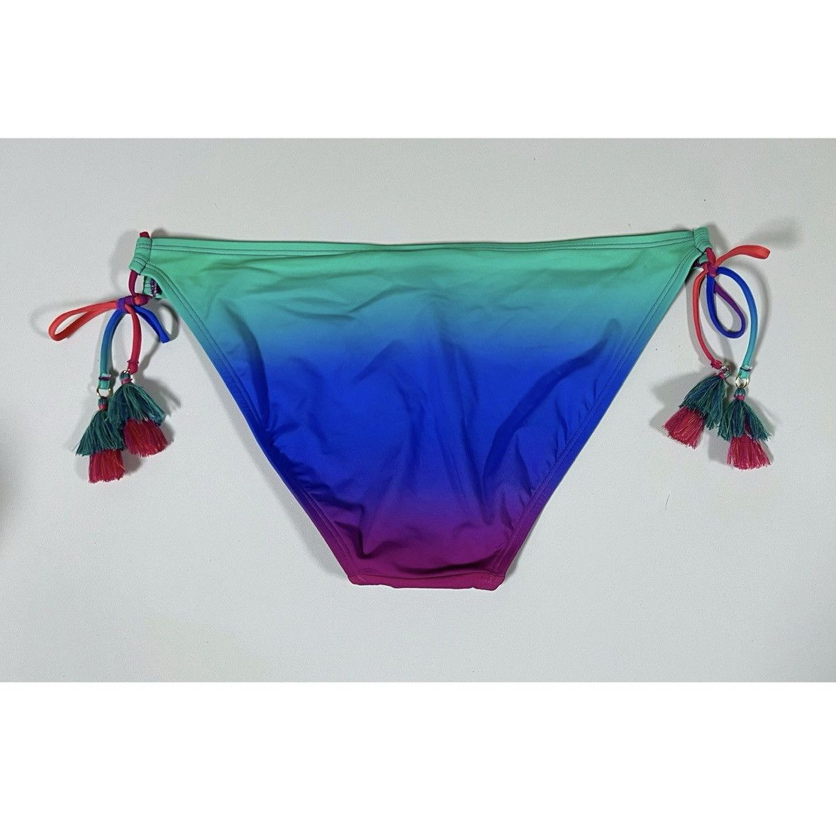 Le Grande Bleu (L.G.B.) Purple Ombré Bikini Bottoms Swimwear Bathing Suit Size 4 💜✨ Size ONE SIZE - 4 Thumbnail