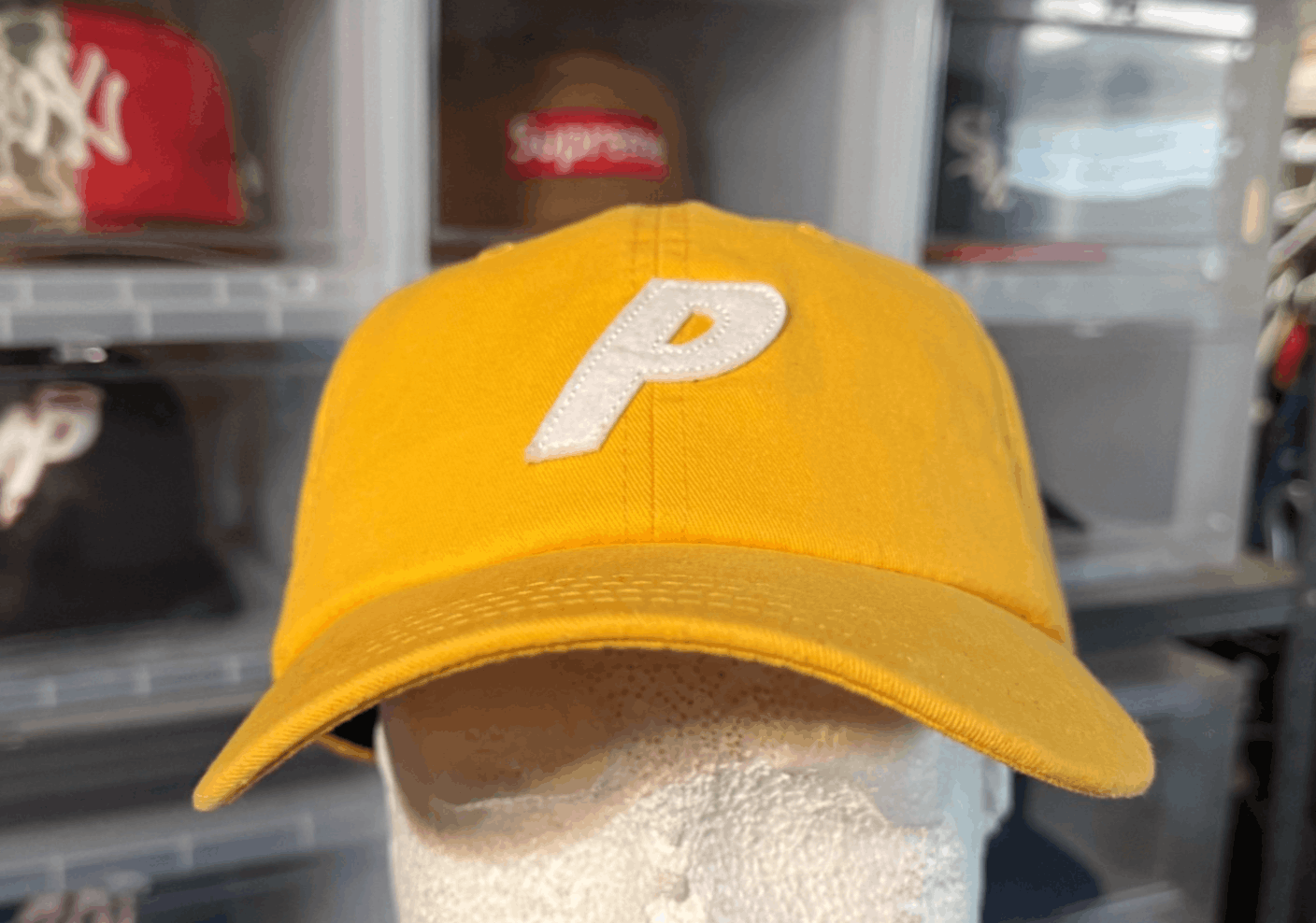 Palace Palace P 6 Panel Cap Nectarine Yellow AW16 Size ONE SIZE - 2 Thumbnail