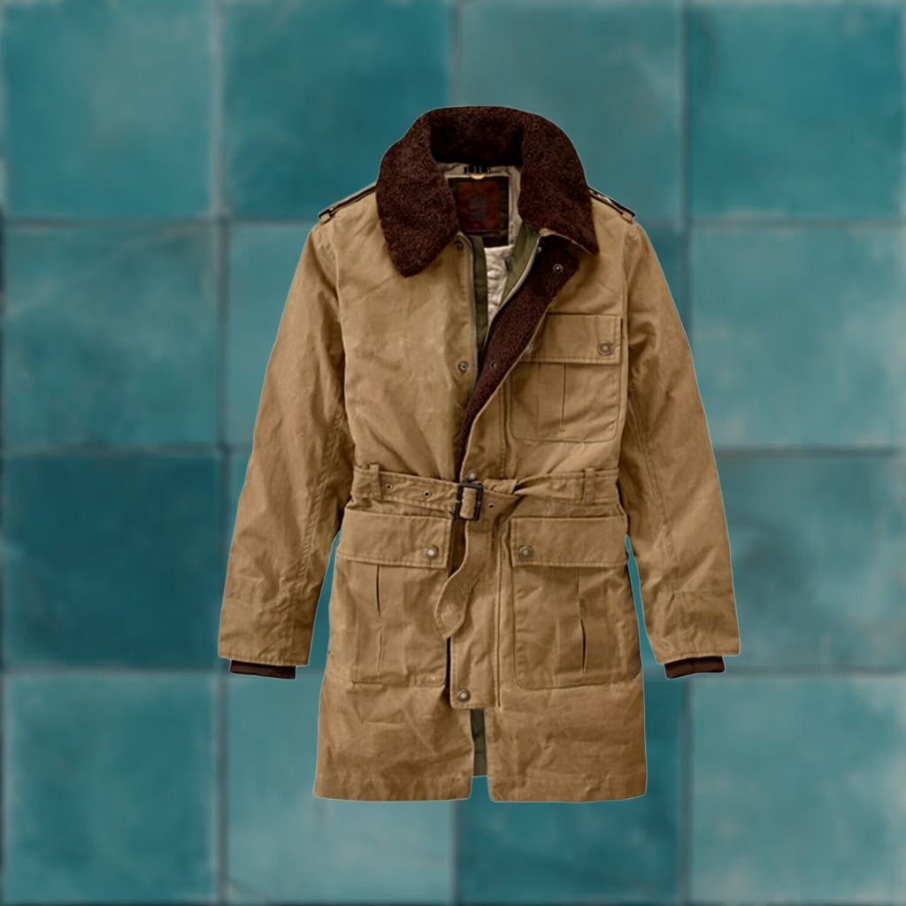 Timberland Timberland X British Millerain Premium Waxed Car Military Coat 8514J262 size L/G Size US L / EU 52-54 / 3 - 1 Thumbnail