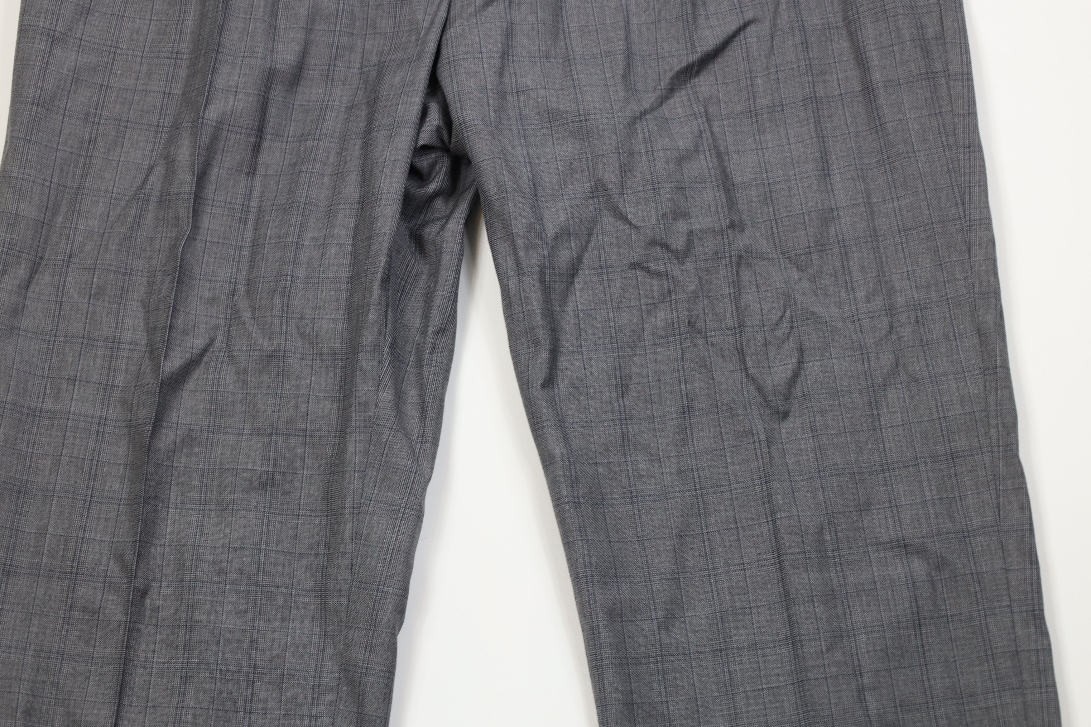 Vintage Deadstock Vintage Streetwear Wool Chino Pants Gray Plaid Size US 43 - 3 Thumbnail