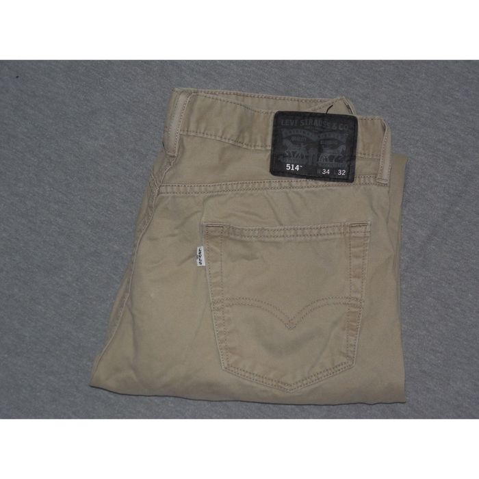 Levi's Levi's 514 Khaki Jeans Men Sz 34 X 32 Straight Leg | Grailed