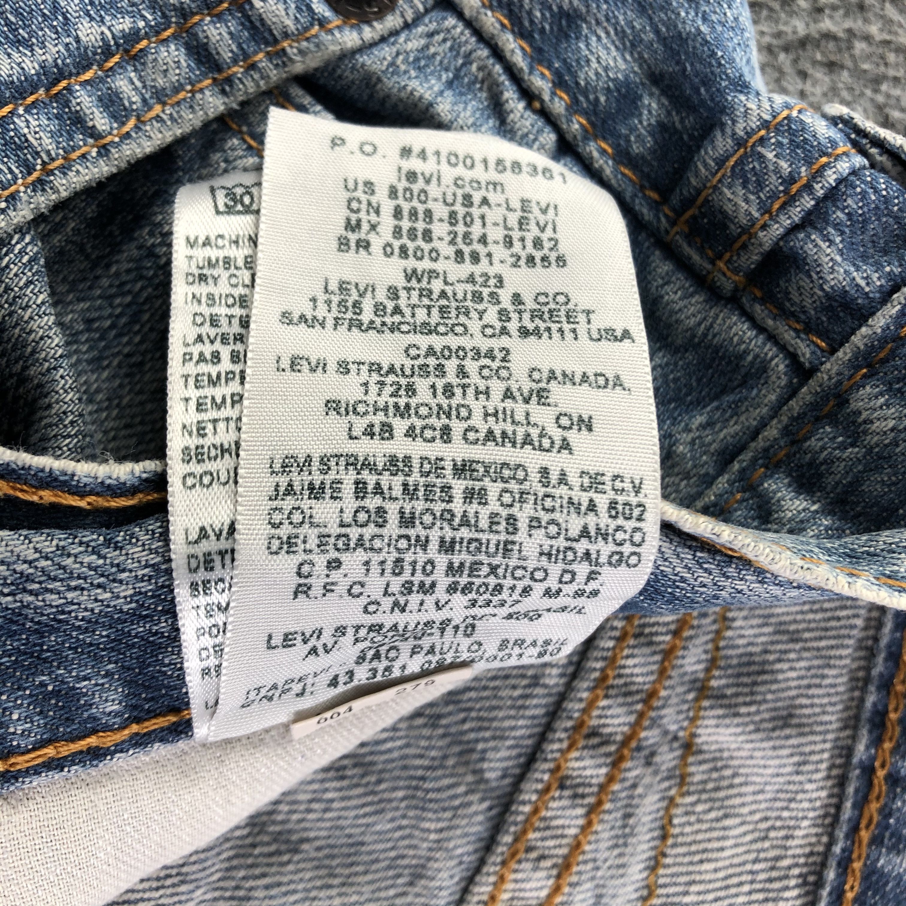 Levi's Vintage Levis 559 Jeans-J3178 Size US 35 - 11 Thumbnail