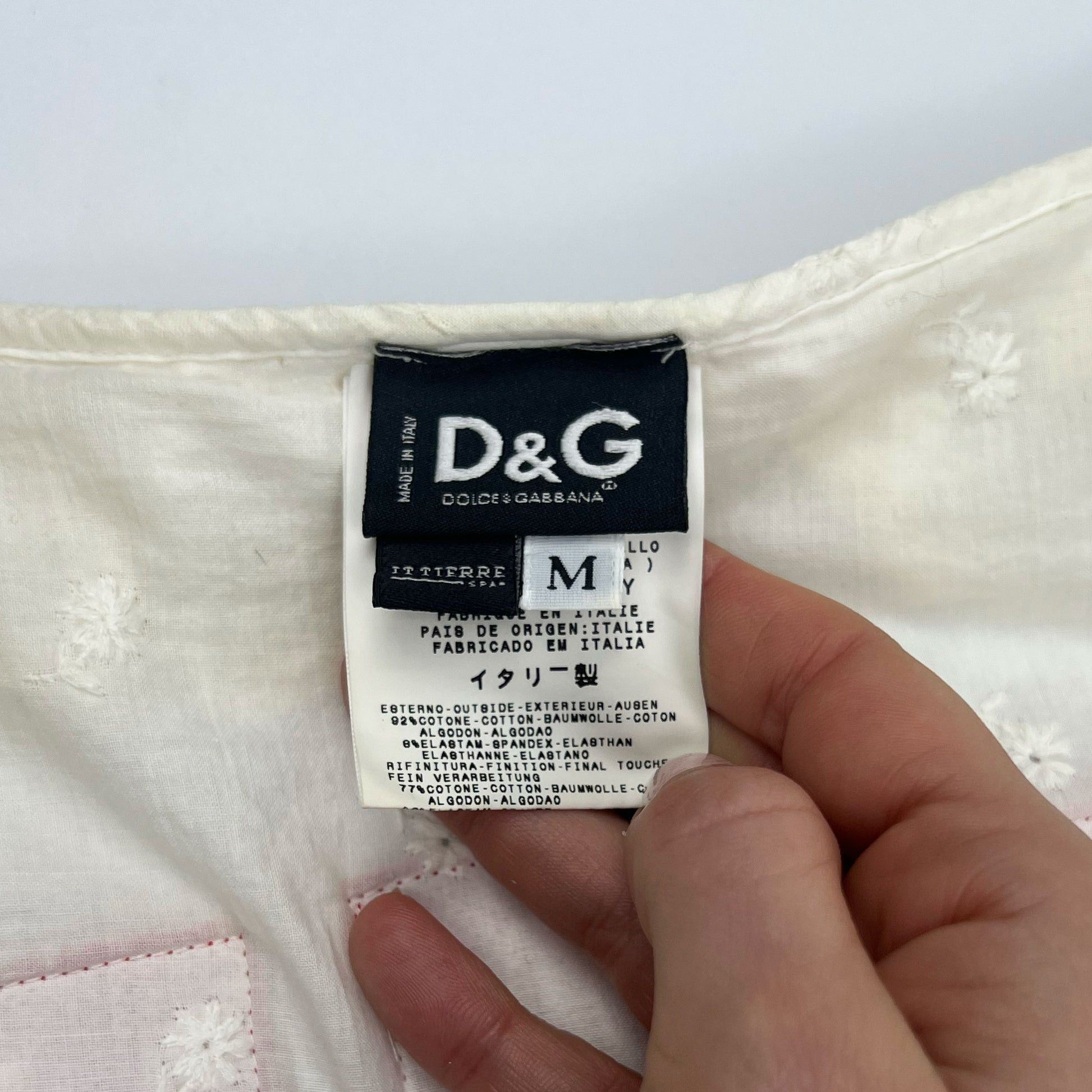 Dolce & Gabbana Early 00's Dolce Gabbana Bustier 'Ti Amo' Shirt Size M / US 6-8 / IT 42-44 - 5 Thumbnail