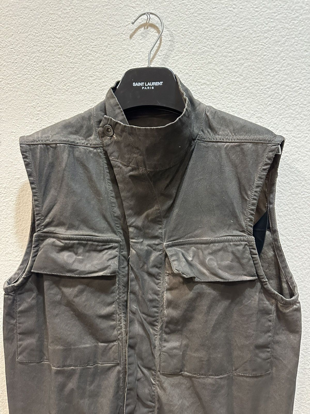 Rick Owens Mud Clot Slave Vest M Size US M / EU 48-50 / 2 - 2 Thumbnail