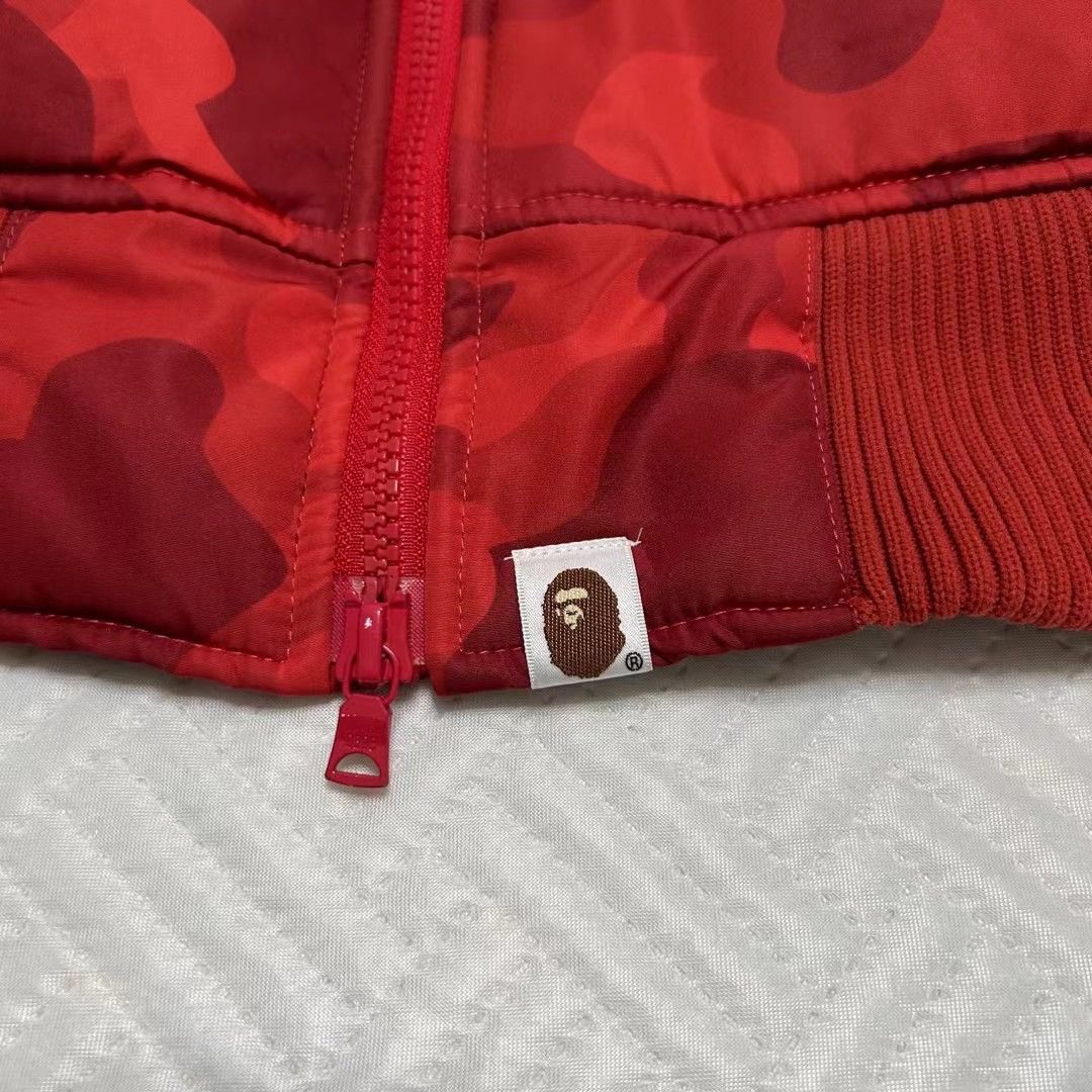 Bape COLOR CAMO SHARK DOWN JACKET Size US XL / EU 56 / 4 - 3 Thumbnail