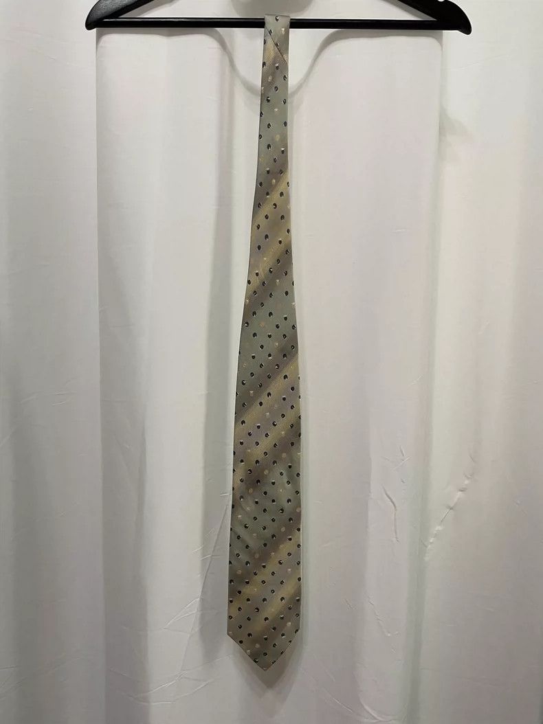 Issey Miyake Medieval fun polka-dot geometric pattern tie