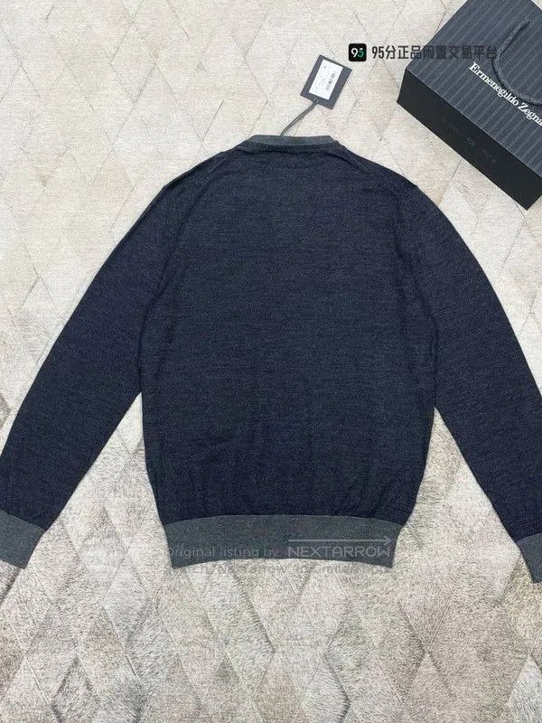 Ermenegildo Zegna Zegna Men's Cashmere Knit Sweatshirt. Size US S / EU 44-46 / 1 - 2 Thumbnail