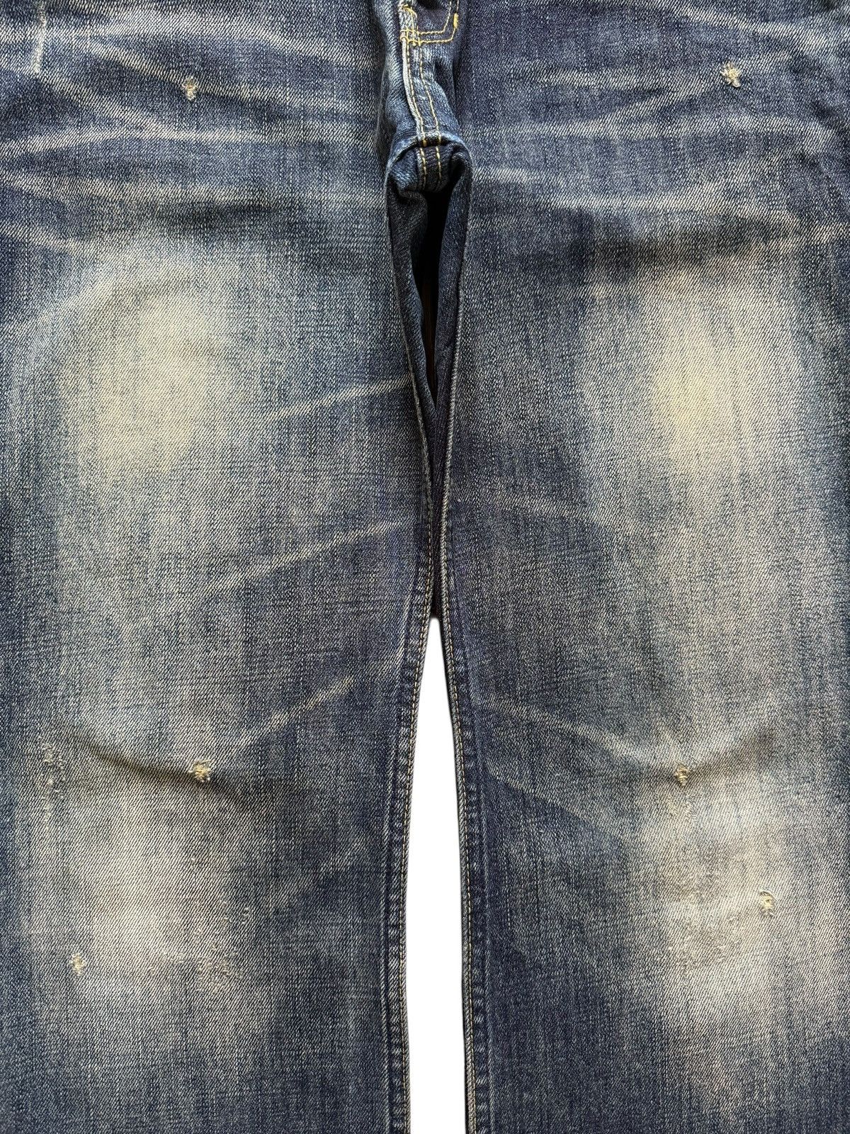 MOUSSY Vintage Azul Moussy Mud Wash Distressed Jeans Size US 32 / EU 48 - 3 Thumbnail