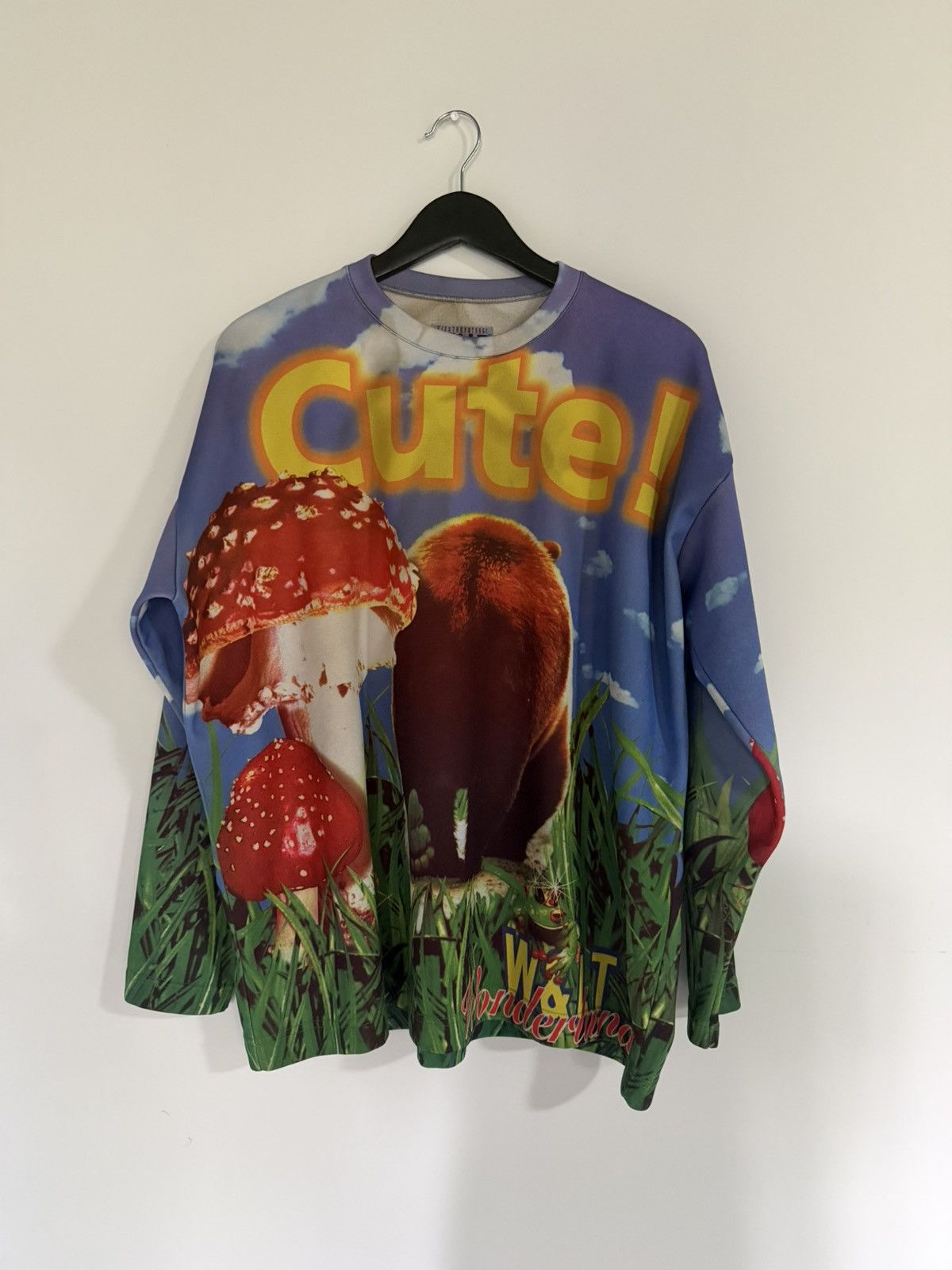 Walter Van Beirendonck FW1996 Runway W&LT Cute! Bear Sweatshirt Size US XL / EU 56 / 4 - 1 Thumbnail