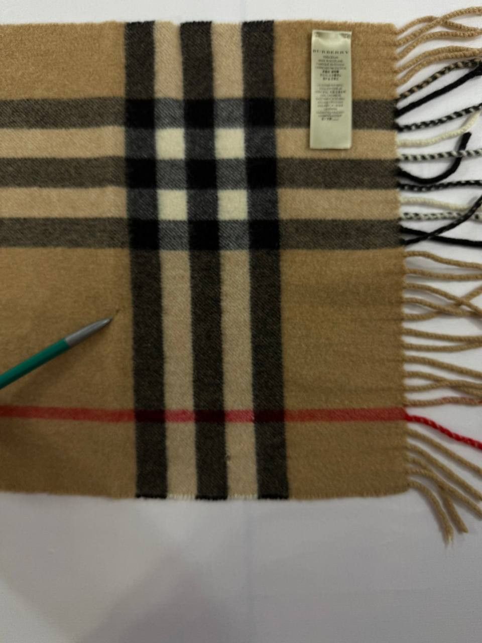 Burberry Burberry Classic Check Cashmere Scarf 'Archive Beige' 168x30 Size ONE SIZE - 11 Thumbnail