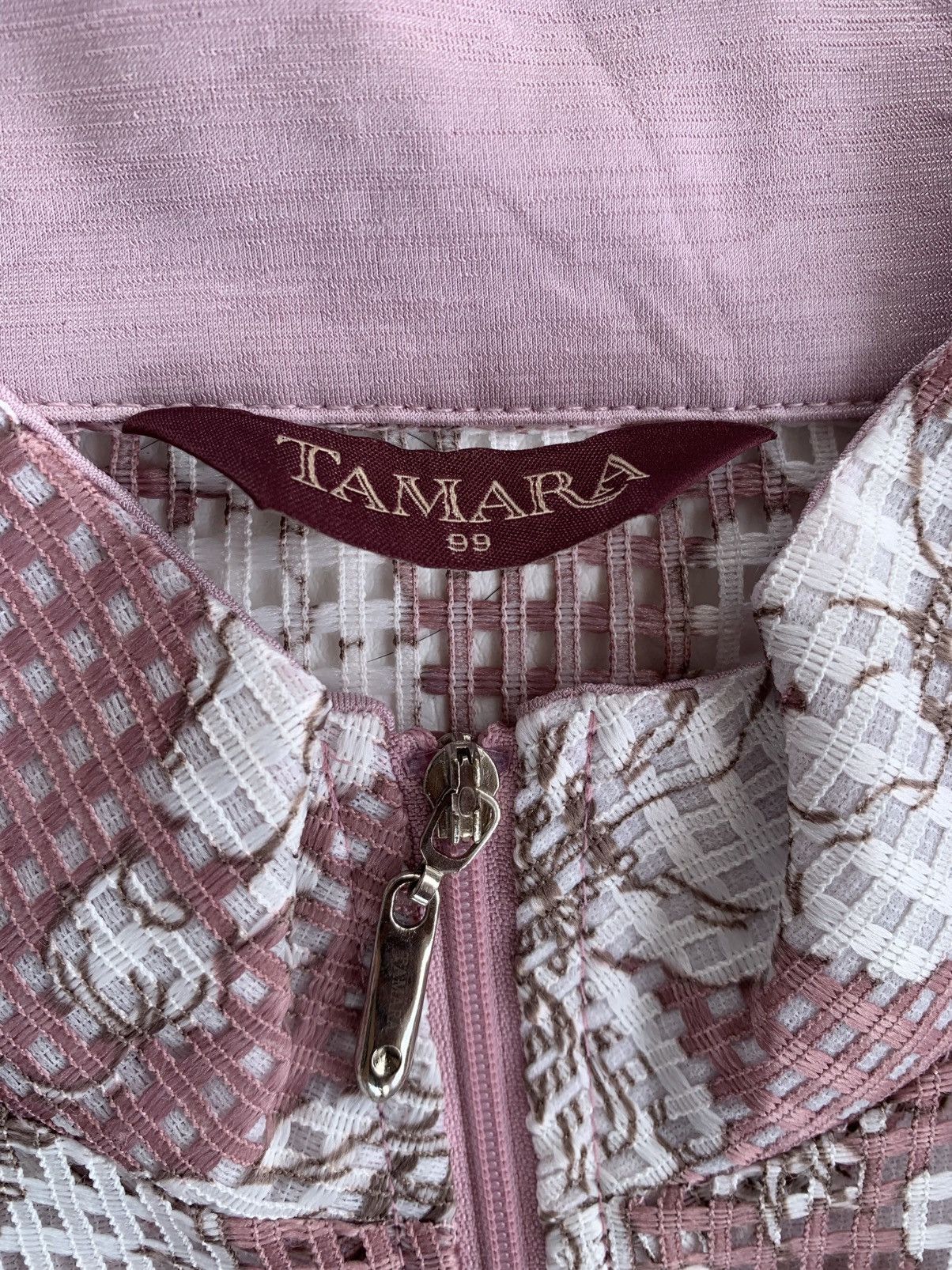Japanese Brand Tamara Sakura Flower Zip Vest Transparent Japanese Style Size L / US 10 / IT 46 - 3 Thumbnail