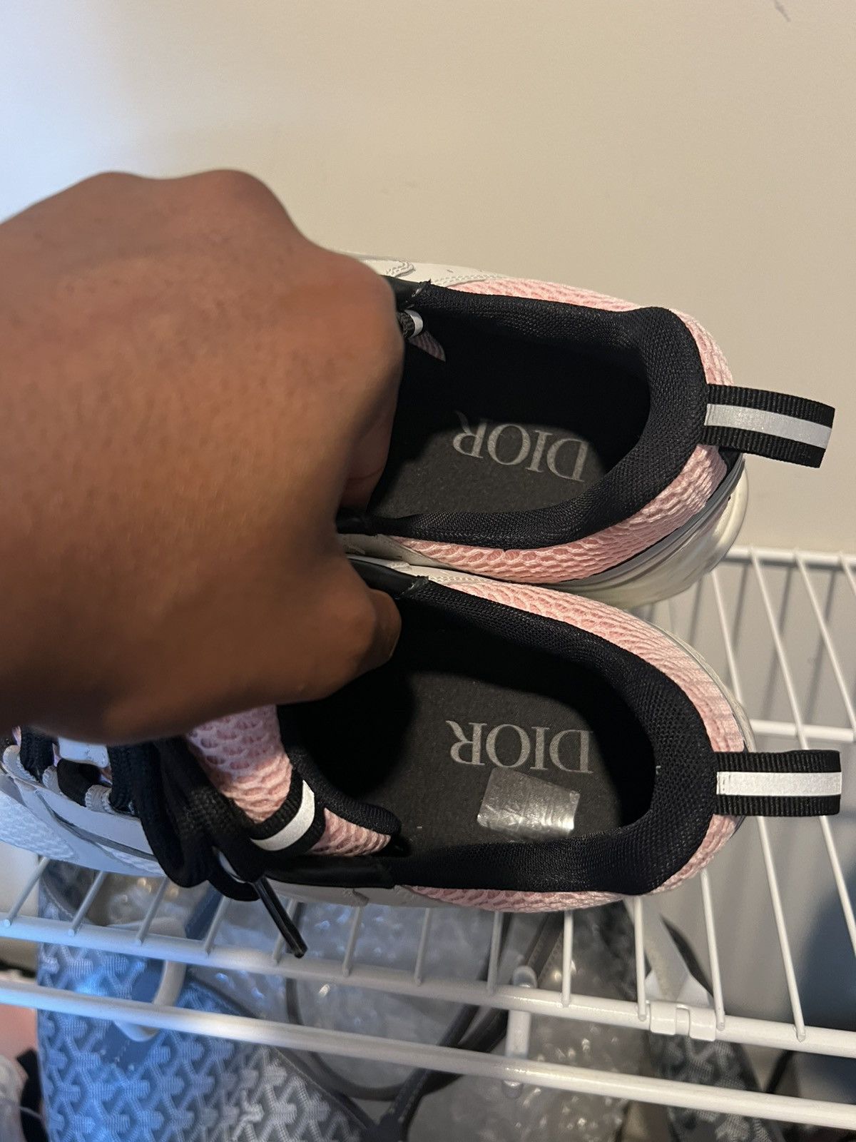 Dior Dior B22 Pale Pink Grey Size US 12 / EU 45 - 9 Thumbnail