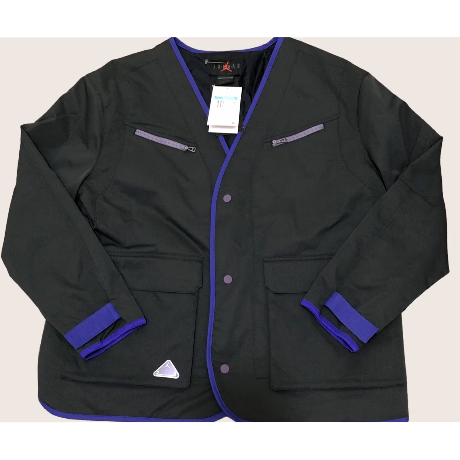 Nike Nike Women’s 23 Engineered Jacket Size M Black Concord Button Down Jacket Size M / US 6-8 / IT 42-44 - 1 Thumbnail