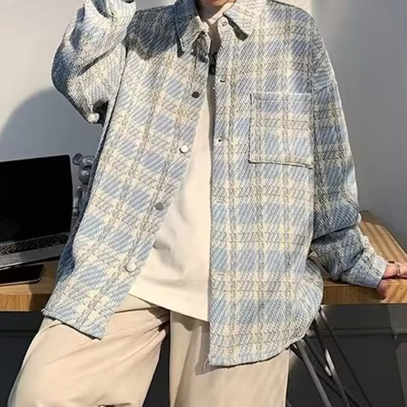 Japanese Brand Vintage Plaid Printed Long Sleeve Buttoned Size US XL / EU 56 / 4 - 5 Thumbnail