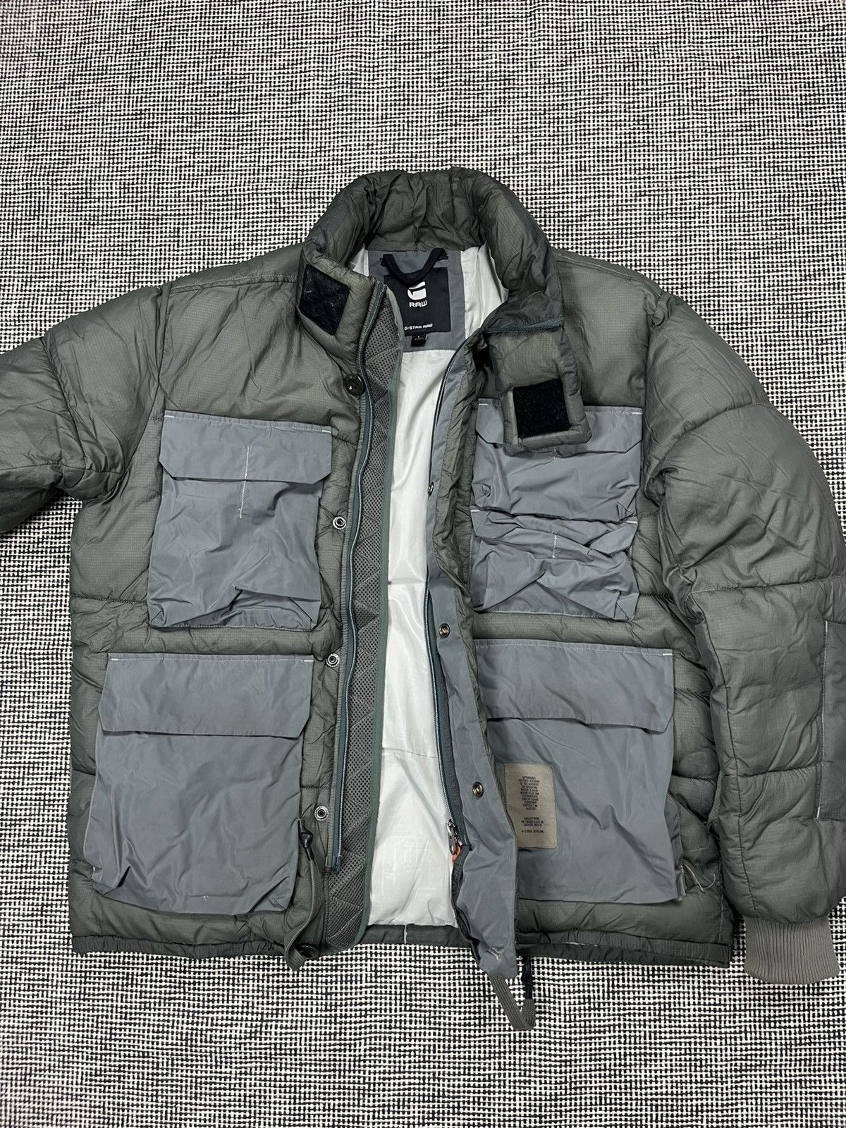 G-Star × Japanese Brand G-Star cargo utility multipocket bomber puffer jacket rare Size US L / EU 52-54 / 3 - 3 Thumbnail