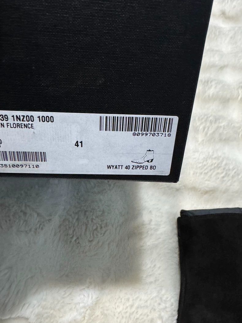 Yves Saint Laurent saint laurent Wyatt Suede Men's Boots 2503-Nextarrow Size US 8 / EU 41 - 8 Thumbnail