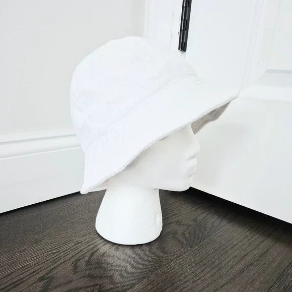 Vintage Terry Bucket Hat Beach Retro Y2K School Spring Summer Twee Size ONE SIZE - 3 Thumbnail