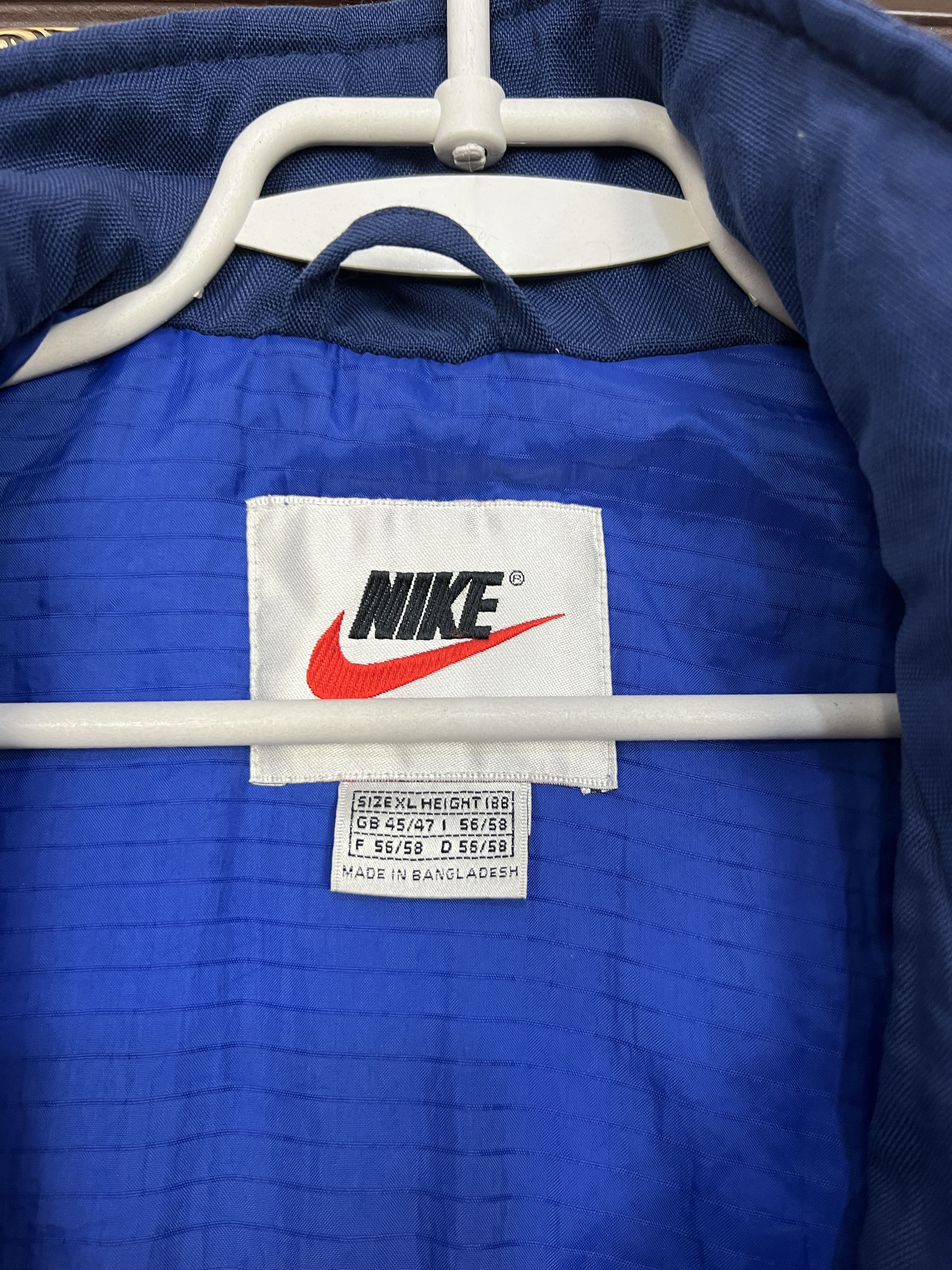 Nike Vintage 90's Nike Glasgow Rangers Football Jacket Soccer Size US XL / EU 56 / 4 - 14 Thumbnail