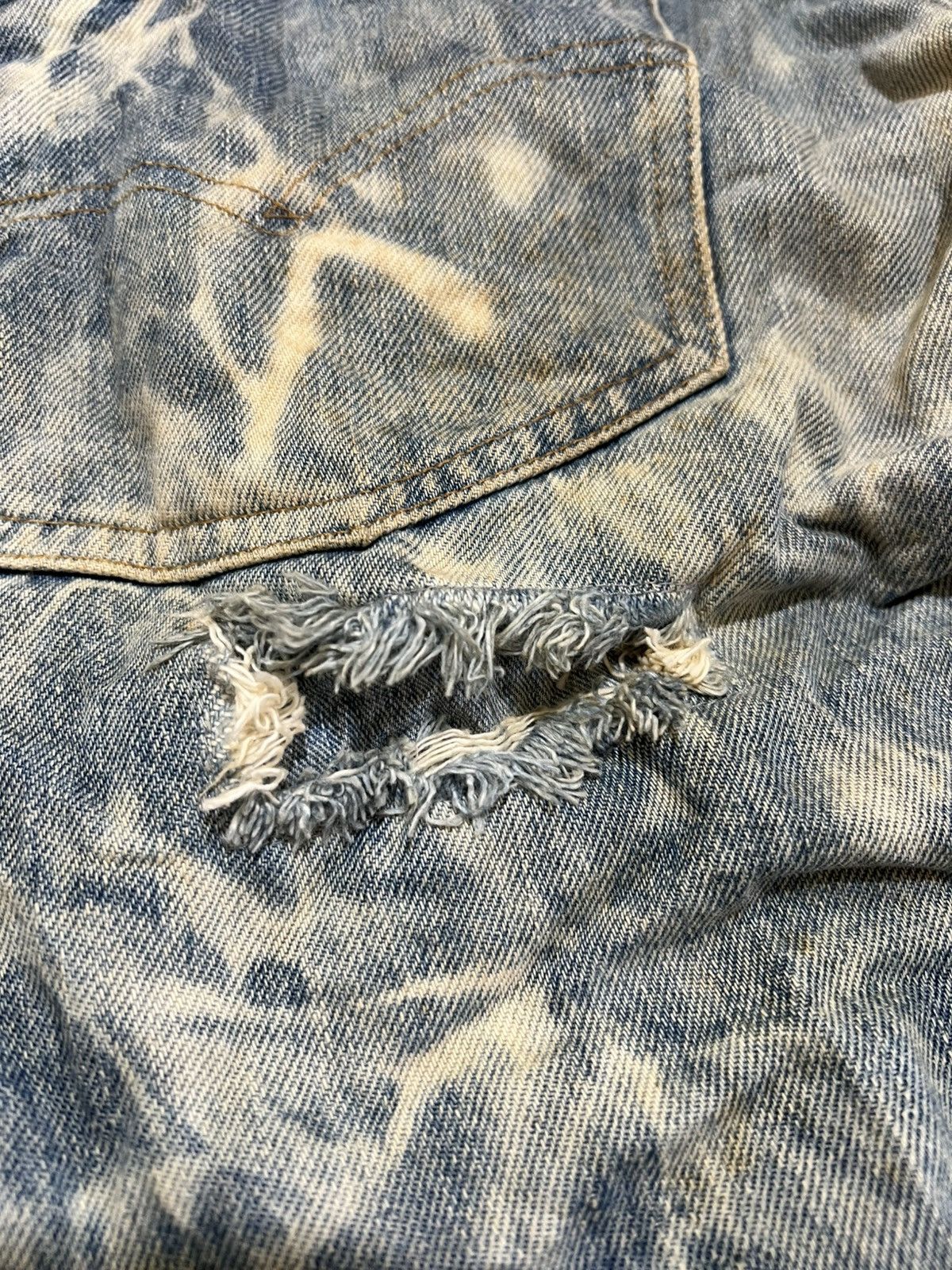 Levi's Vintage Clothing Vintage Levis 70s 80s bleach wash Stamp button 6 Size US 30 / EU 46 - 12 Thumbnail