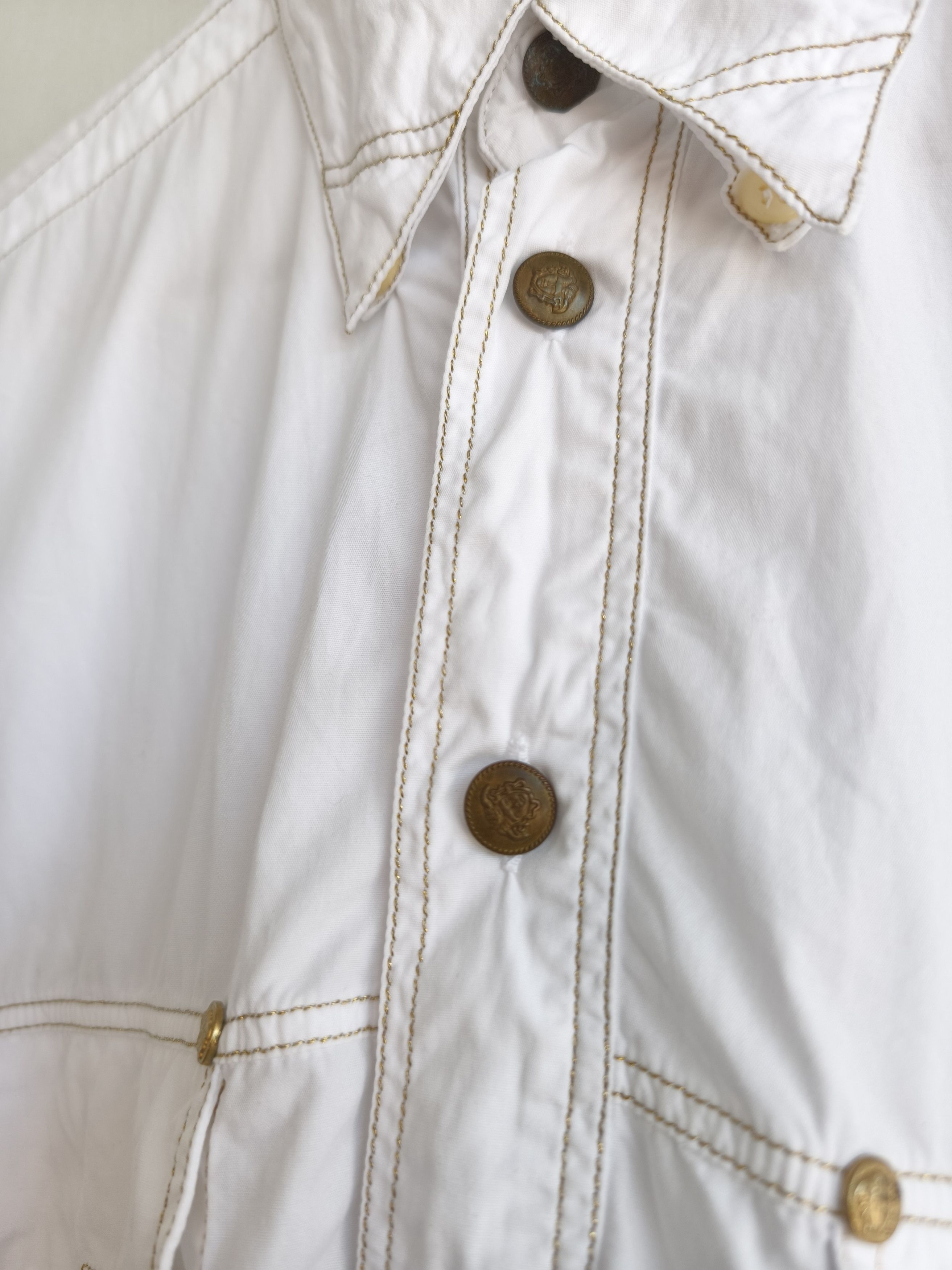 Versace × Versace Jeans Couture Versace jeans couture Sleeve less button up shirt Size US XL / EU 56 / 4 - 4 Thumbnail