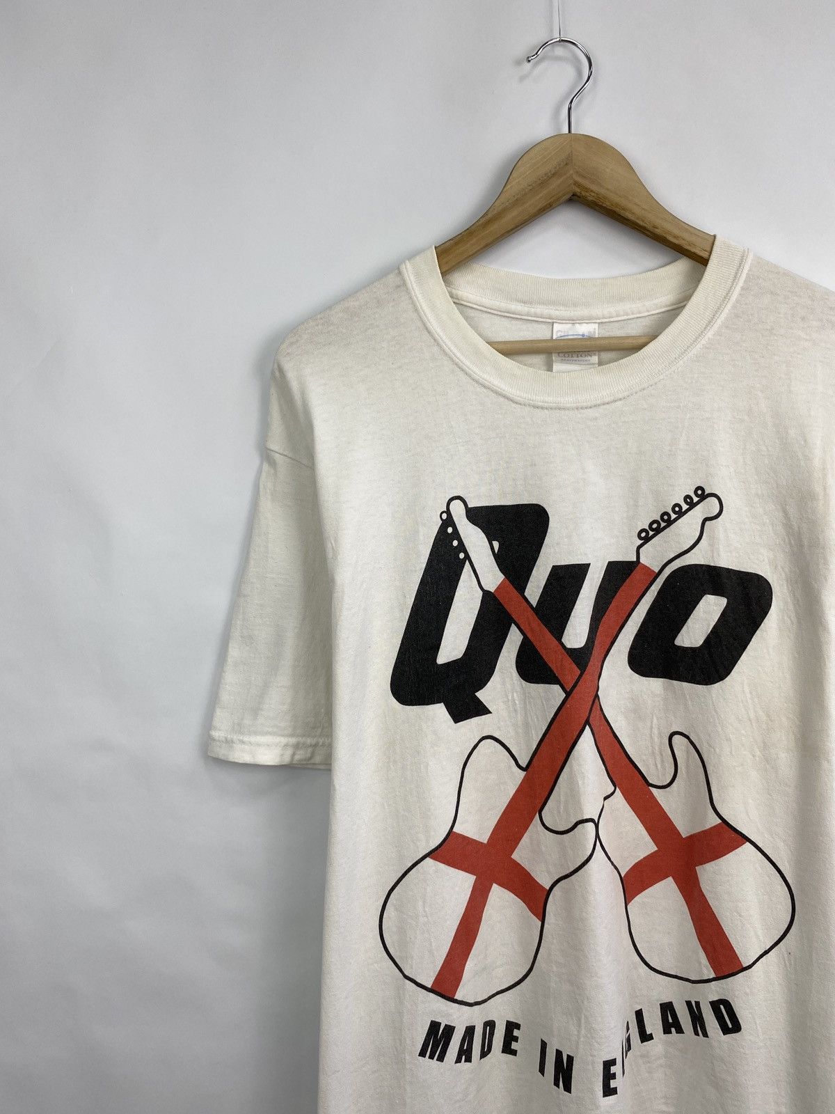 Band Tees 🏴󠁧󠁢󠁥󠁮󠁧󠁿 Vintage 90s Status Quo made in England Rock Band T-Shirt Size US L / EU 52-54 / 3 - 2 Thumbnail