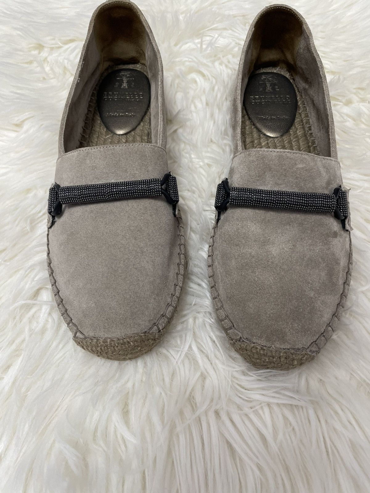 Brunello Cucinelli Brunello Cuccinelli Suede espadrilles Flats size 38 Size US 8 / IT 38 - 2 Thumbnail