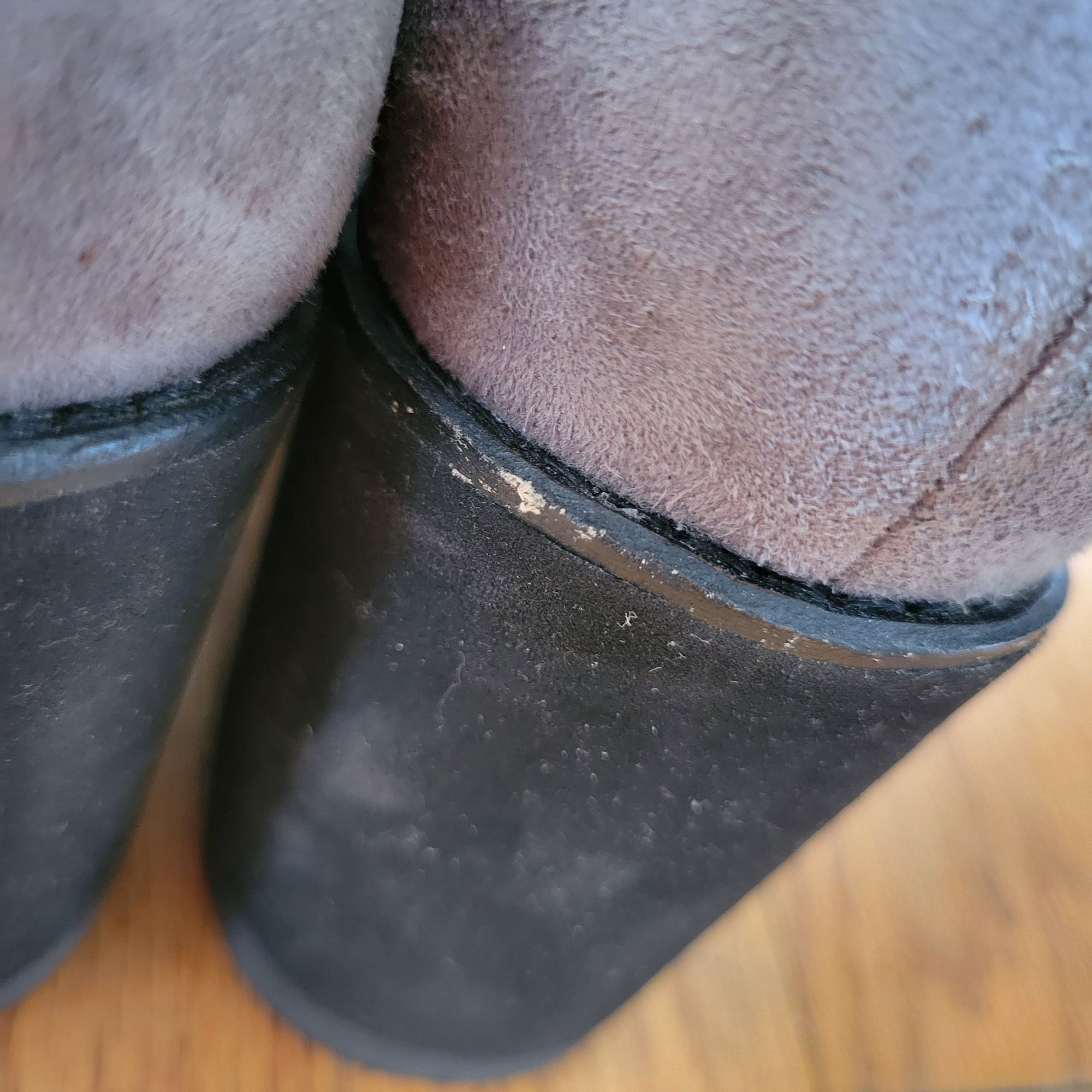Eileen Fisher Eileen Fisher Taupe Leather Suede Wedge Ankle Boots Zipper 8 Size US 8.5 / IT 38.5 - 8 Thumbnail