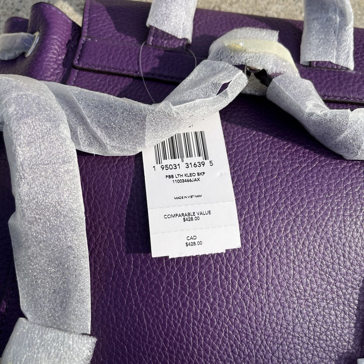 Coach BRAND NEW purple genuine leather coach bag Size ONE SIZE - 5 Thumbnail