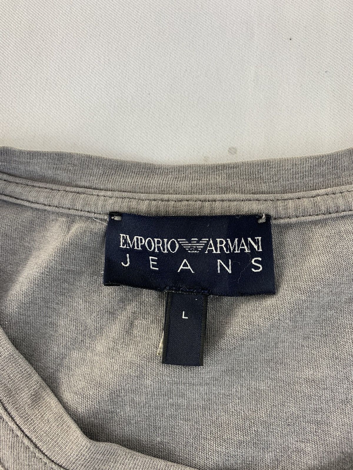 Emporio Armani Emporio Armani Jeans GA Crewneck Big Logo Printed Tee Size US M / EU 48-50 / 2 - 5 Thumbnail