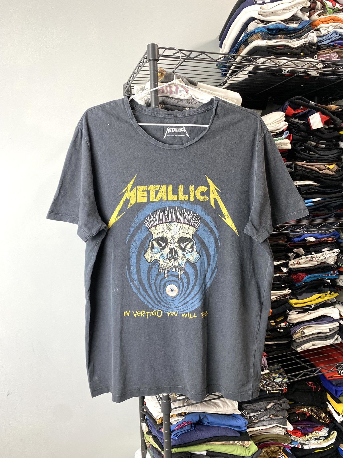 Band Tees Vintage Style Metallica Skull Band T Shirt Size US L / EU 52-54 / 3 - 1 Thumbnail