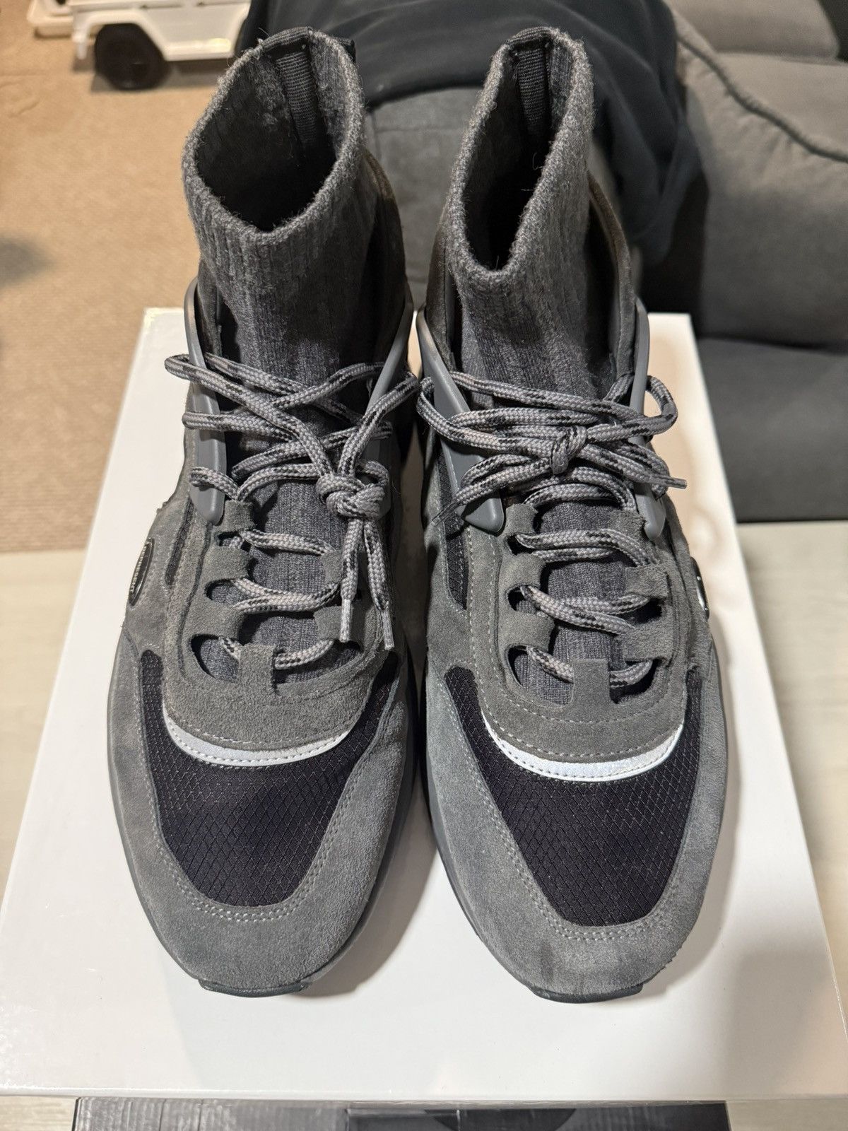 Represent Clo. Represent Clo Terrier Wolf Grey Size US 12 / EU 45 - 3 Thumbnail