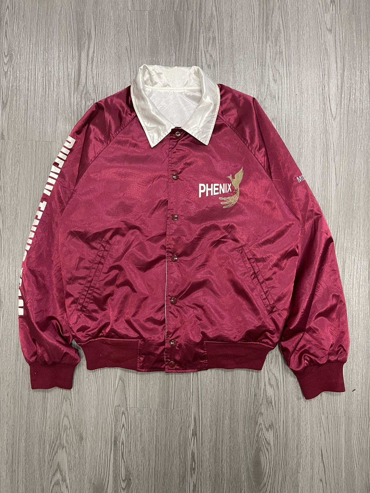 Japanese Brand × Vintage Vintage Reversible Village Stone Phenix Tennis Japan Jacket Size US M / EU 48-50 / 2 - 2 Thumbnail