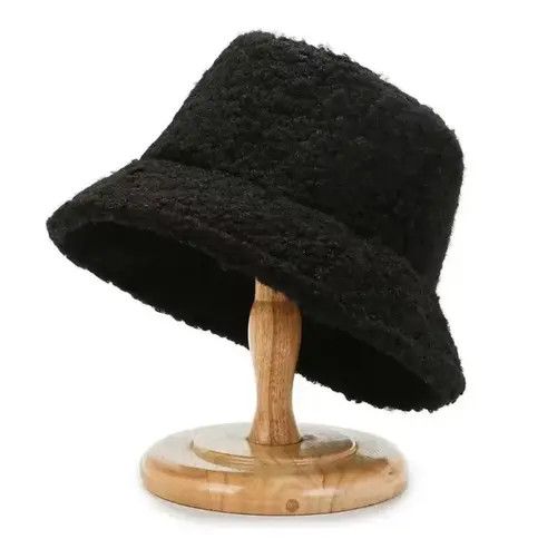 Vintage Fluffy Fashion Panama Bucket Hat Size ONE SIZE - 1 Thumbnail